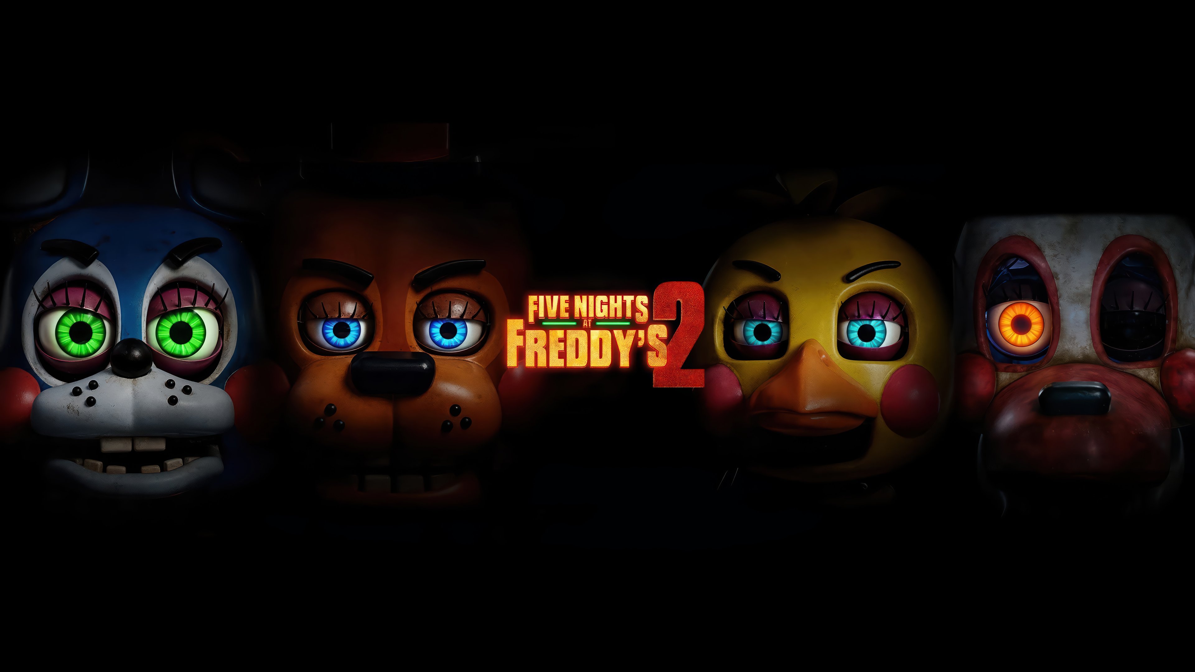 3840x2160 Five Nights at Freddy's 2 Toys Wallpaper 4K HD PC