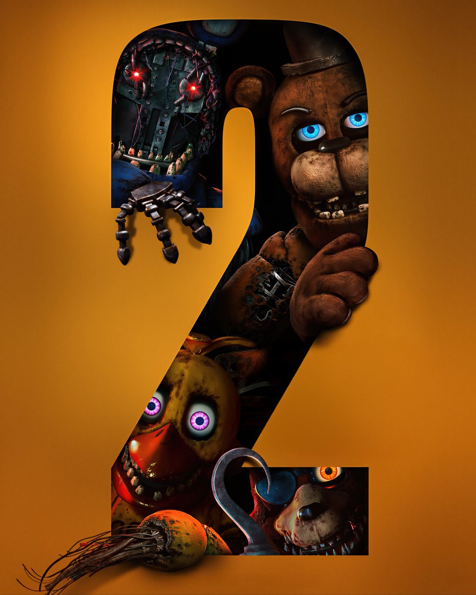 960x1200 Five Nights at Freddy's 2 4K TEXTLESS POSTER!