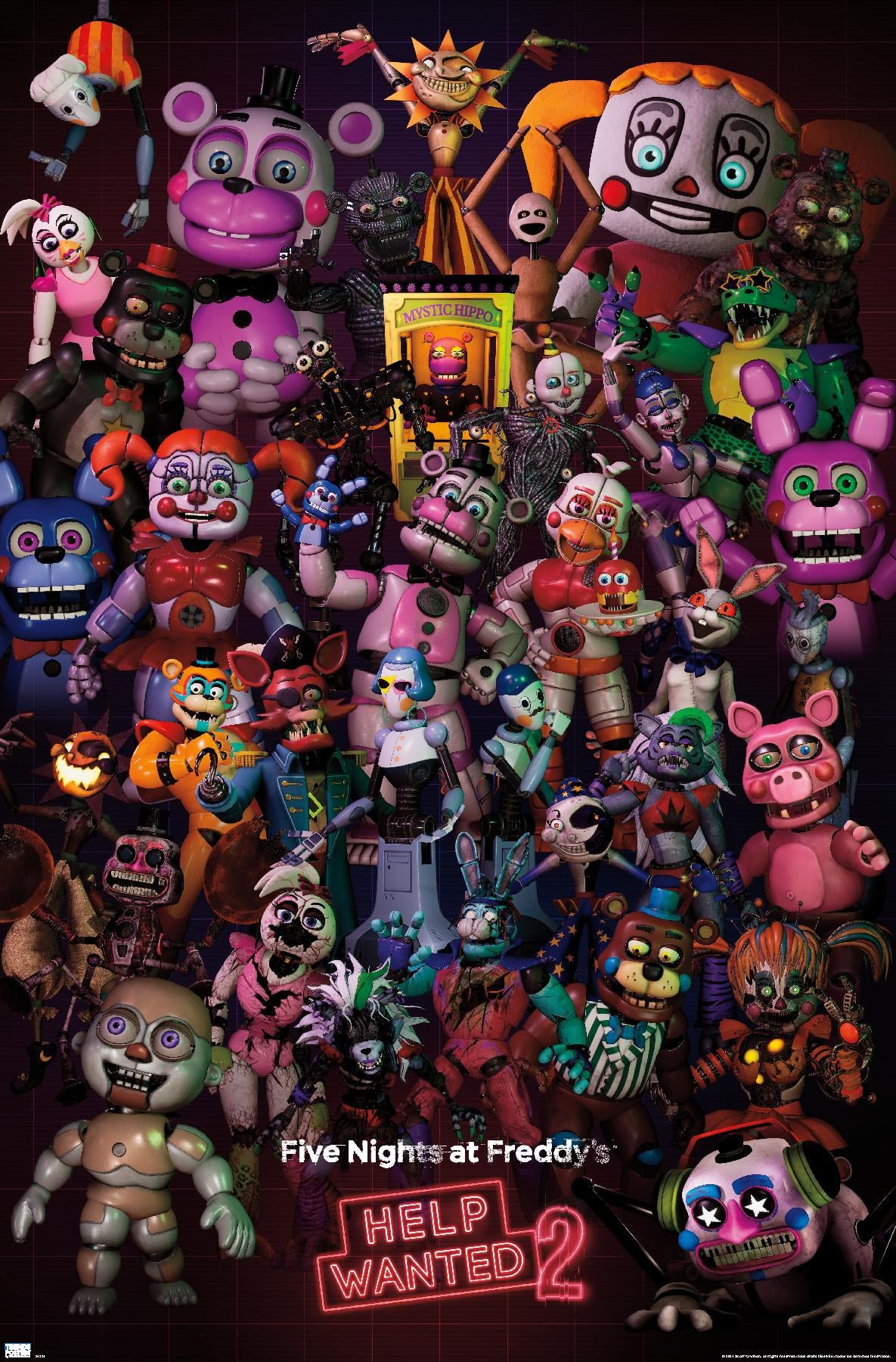 1185x1800 Five Nights at Freddy's: Help Wanted 2 Wall Poster, 22.375 x 34