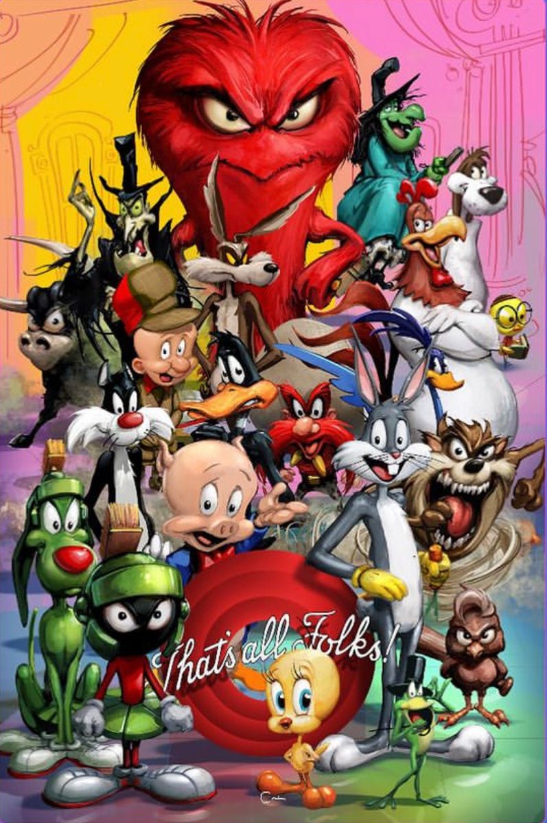797x1200 Looney Tunes That's All Folks! Clayton Crain Exclusive LTD 500