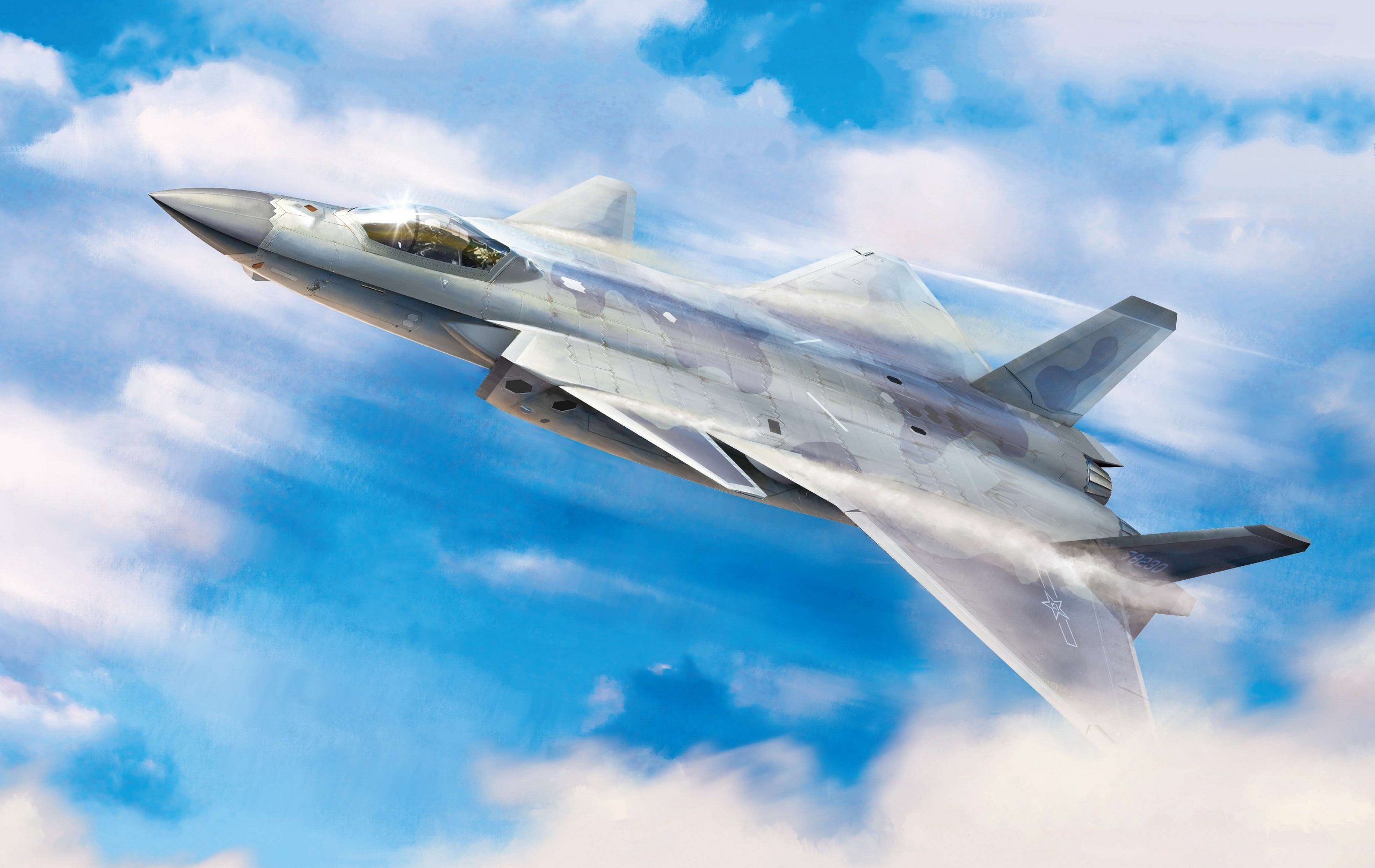 2560x1617 Chengdu J 20: Striking 4K Ultra HD Military Wallpaper