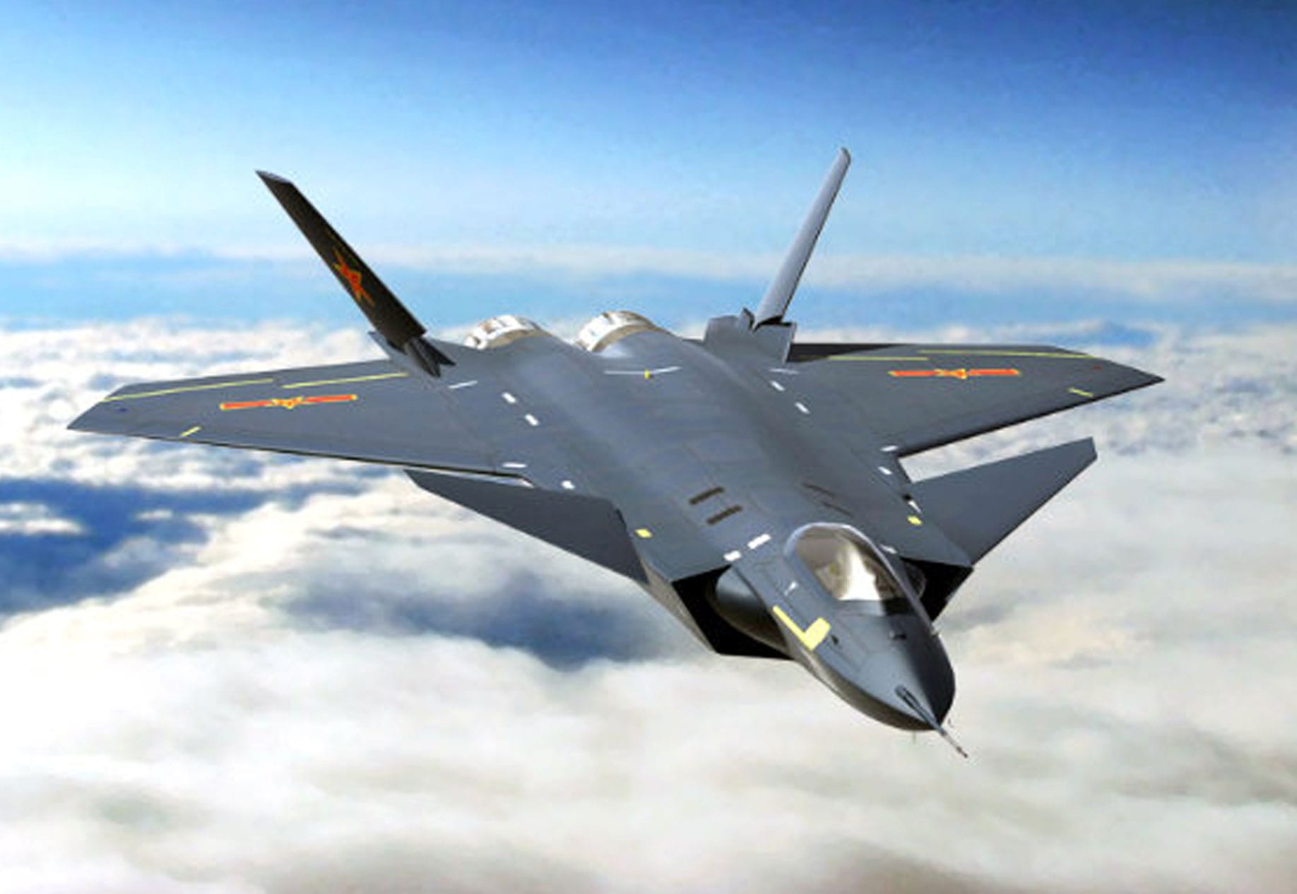 1836x1266 Chengdu J 20 Black Eagle Stealth Fighter
