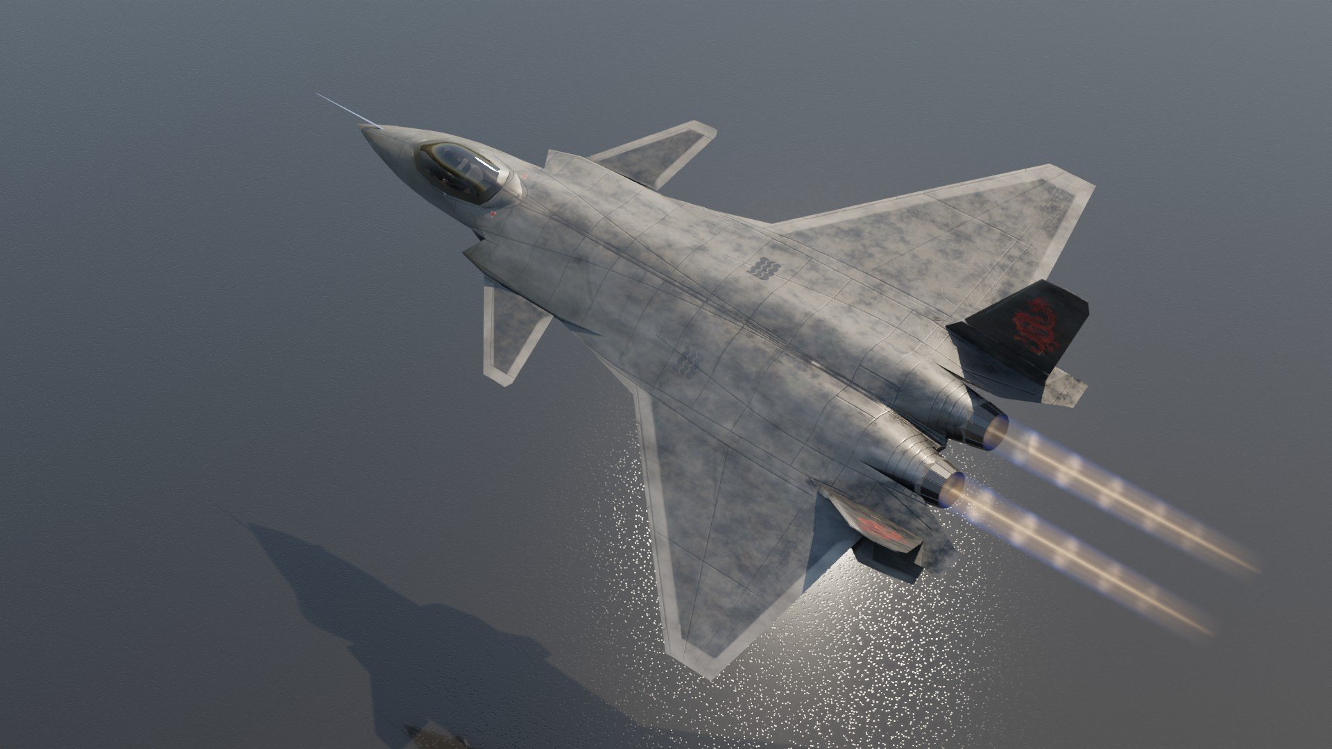 1920x1080 Chengdu J 20 Mighty Dragon (formerly Blender Market)