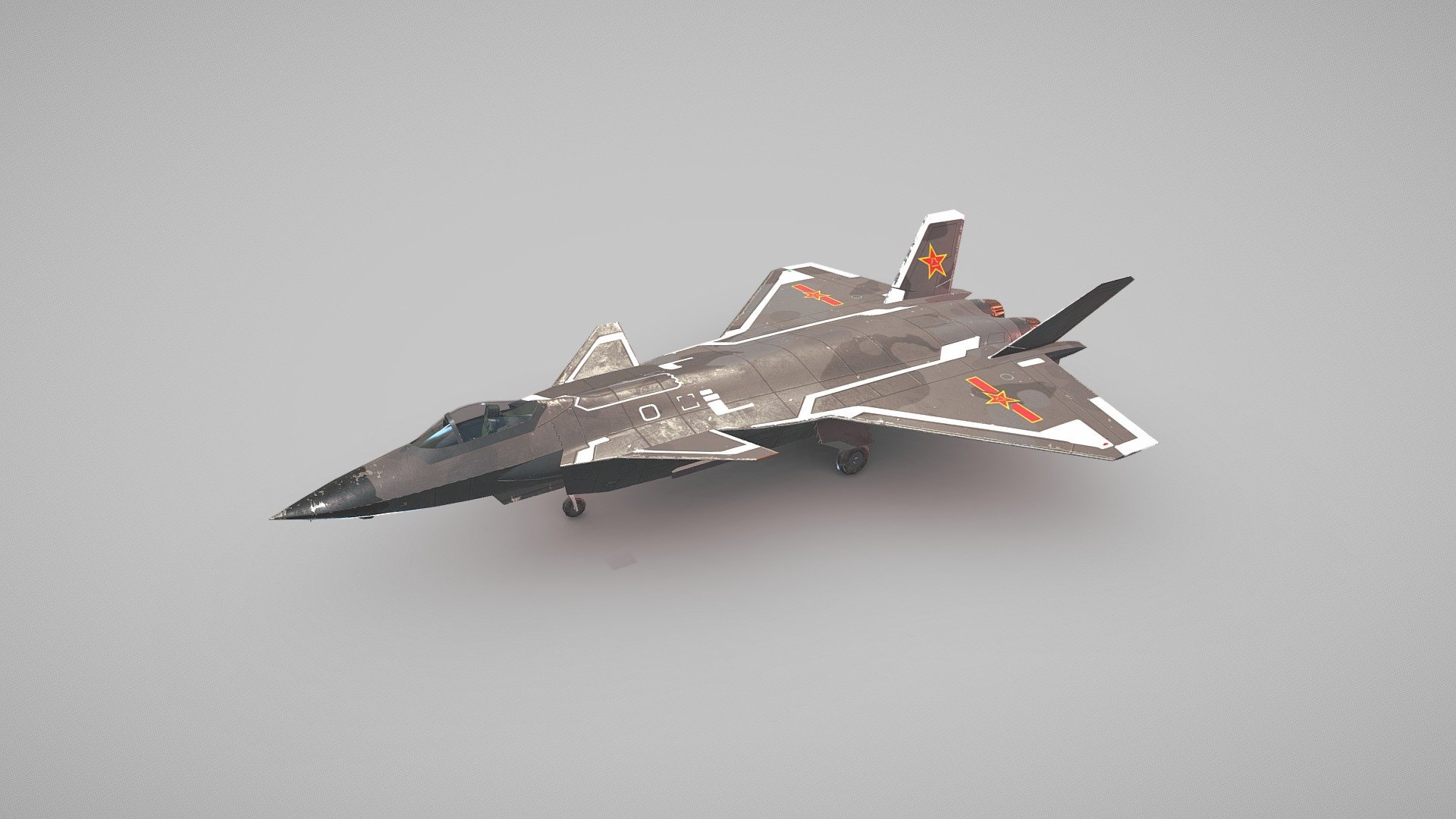 1920x1080 Chengdu J 20 Stealth Fighter Aircraft Model By MaX3Dd [61bd22f]