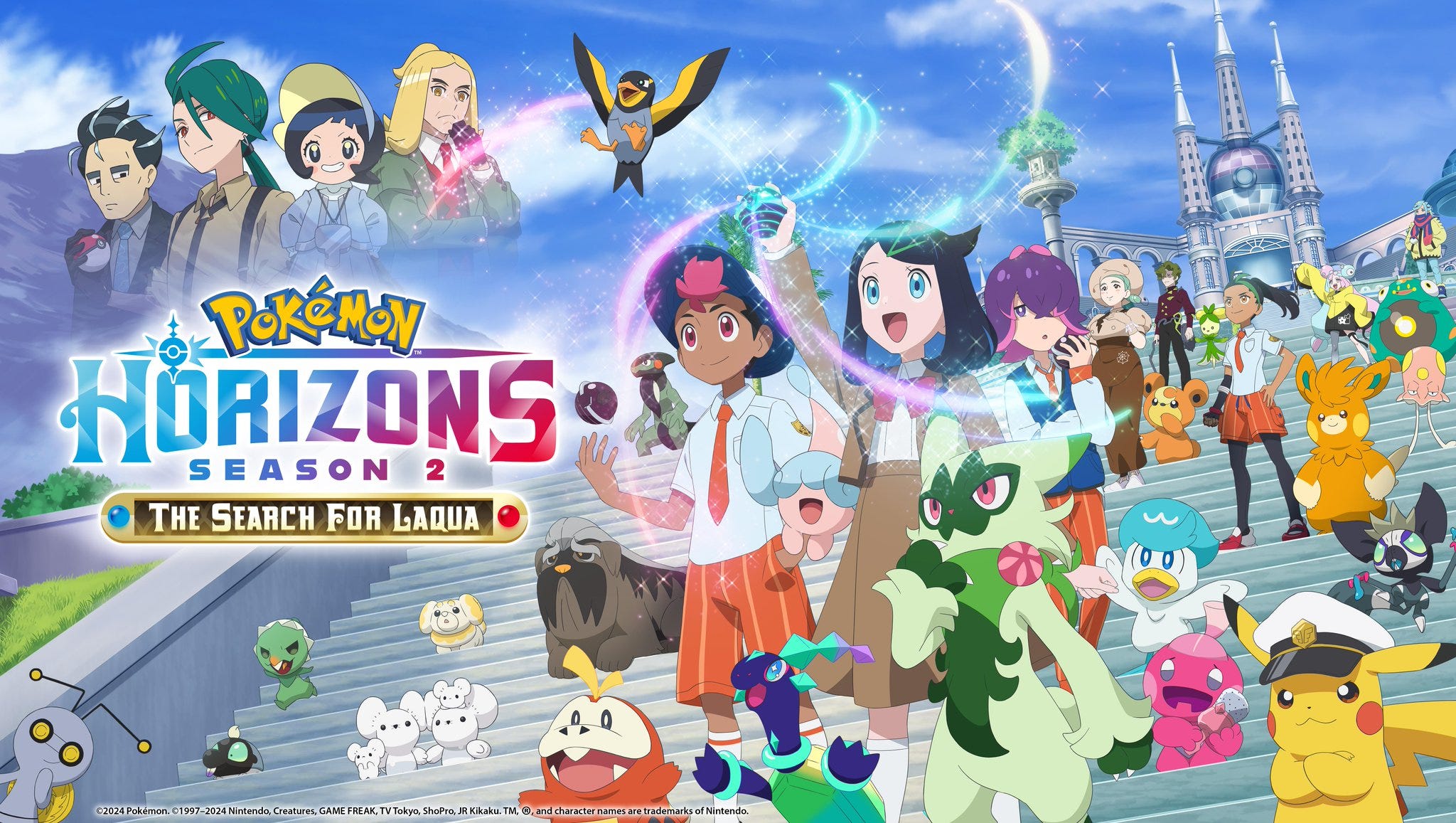 2048x1157 Pokémon Horizons' Season 2 Dub Title Revealed, Premieres Set