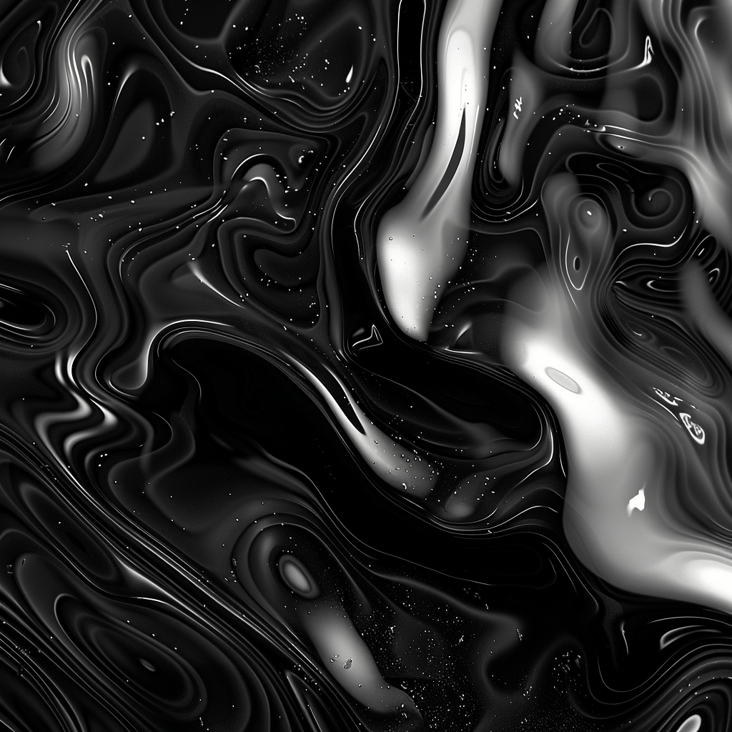 1024x1024 Abstract Black Marble Aesthetic Avatar