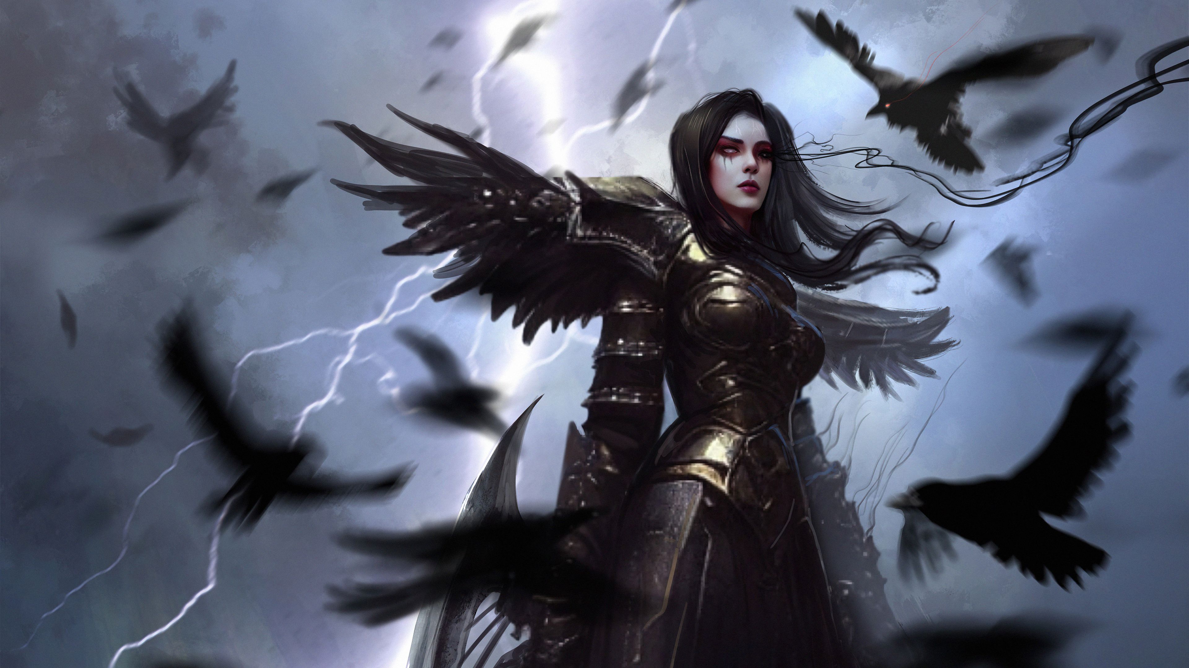 3840x2160 Raven Queen Sarkueen The Imperishable Wallpaper, HD Artist Wallpaper, 4k Wallpaper, Image, Background, Photos and Picture