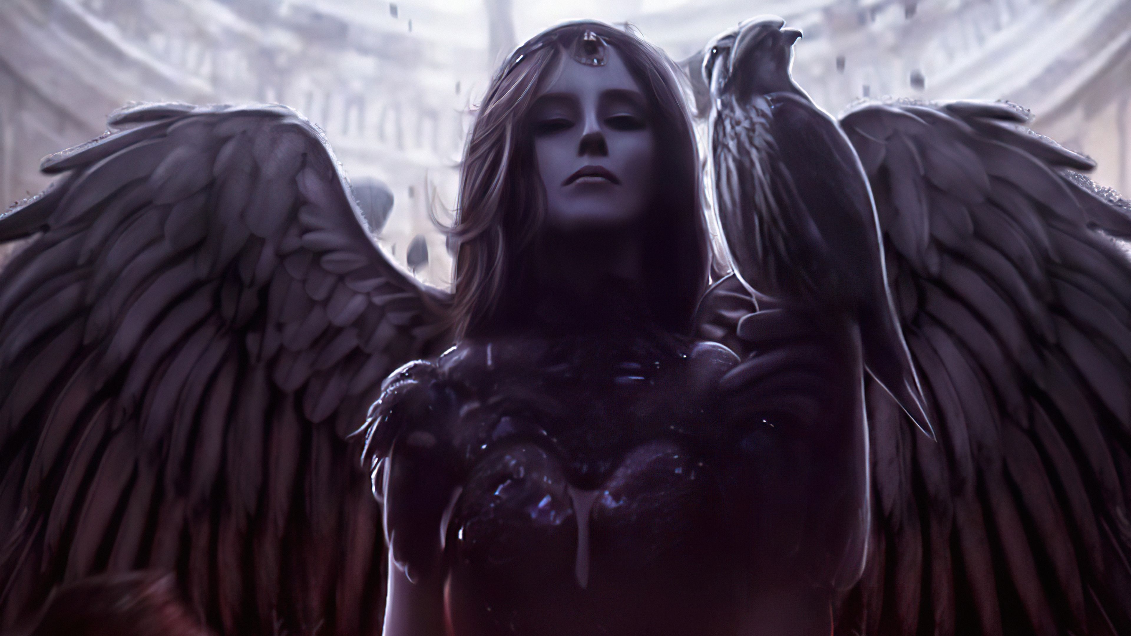 3840x2160 Raven Queen Girl 4k Wallpaper, HD Artist Wallpaper, 4k Wallpaper, Image, Background, Photos and Picture