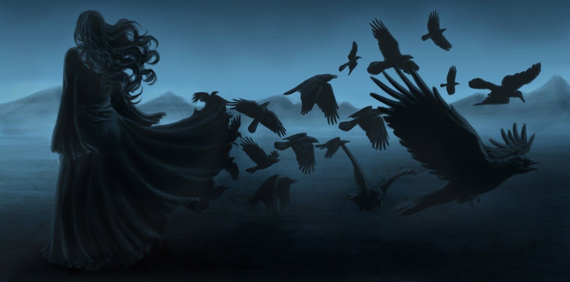 1920x951 The Raven Queen Character in Olyandra