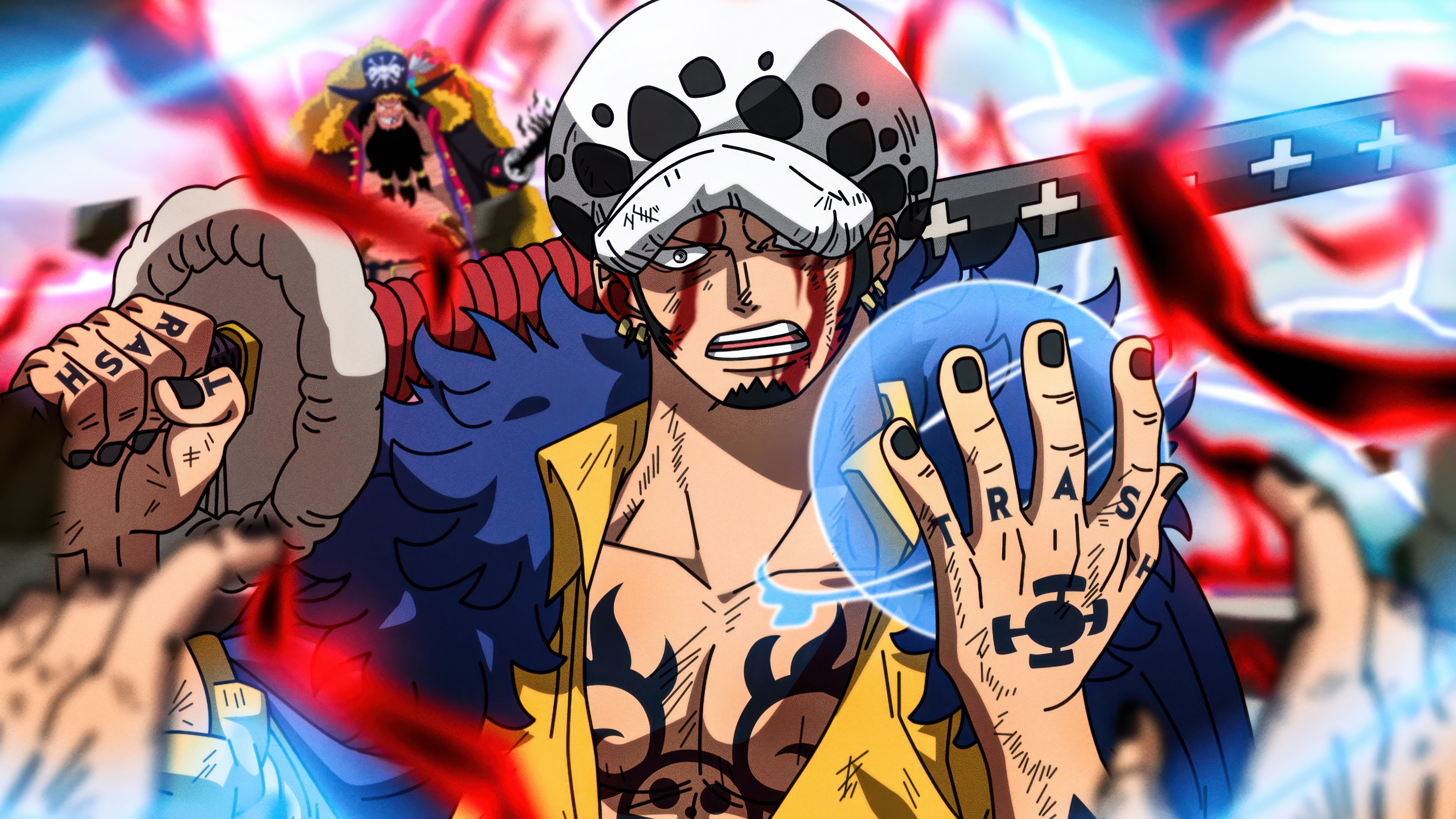 5120x2880 Trafalgar Law Wallpaper 4K, 5K, Artwork, One Piece