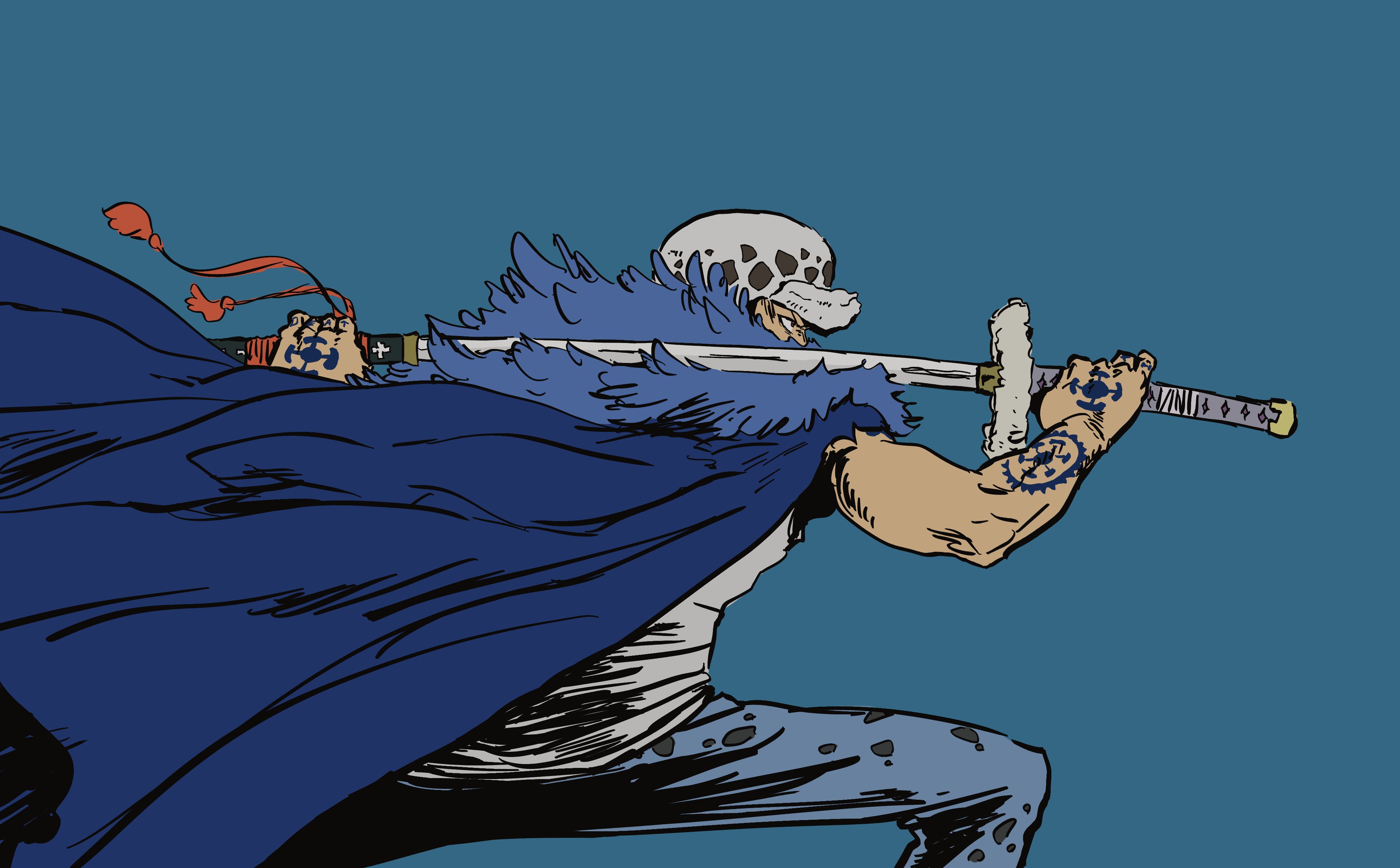 4000x2480 Trafalgar Law Wallpaper 4K, One Piece