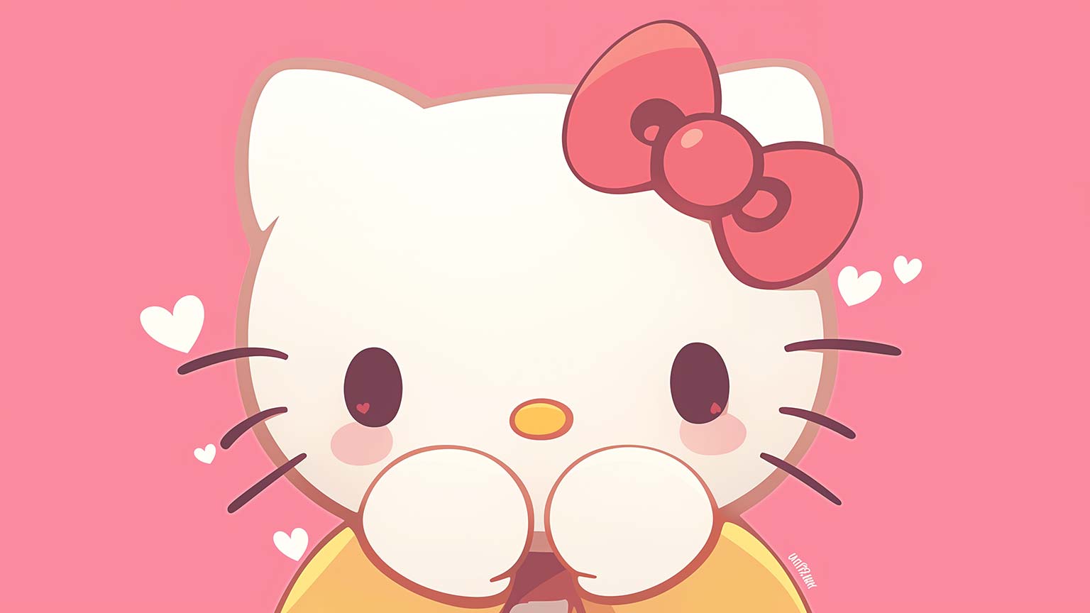 1536x864 Cute Hello Kitty Sanrio Desktop Wallpaper Kitty Wallpaper 4K