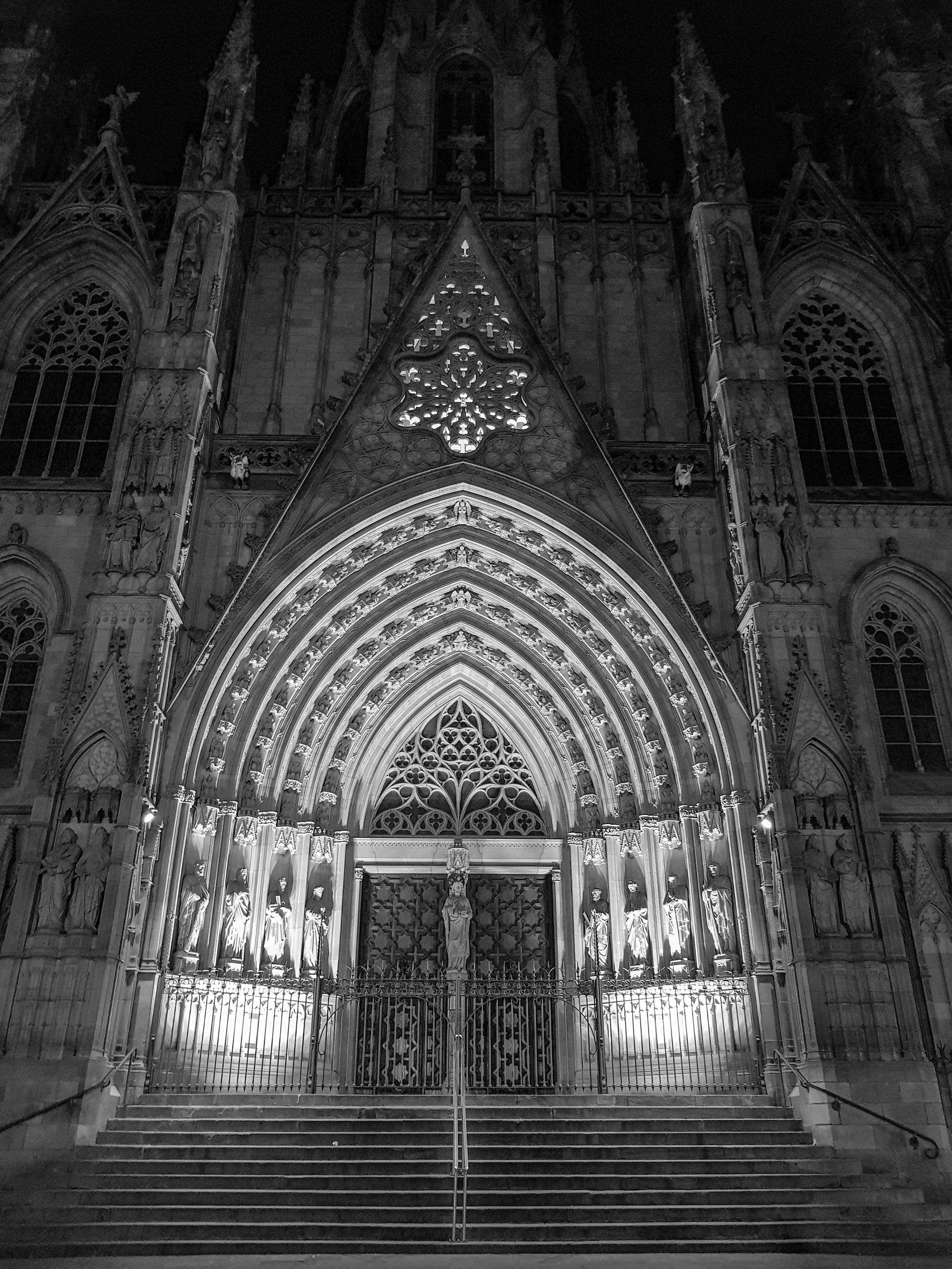 3000x4000 Grayscale photo of cathedral photo