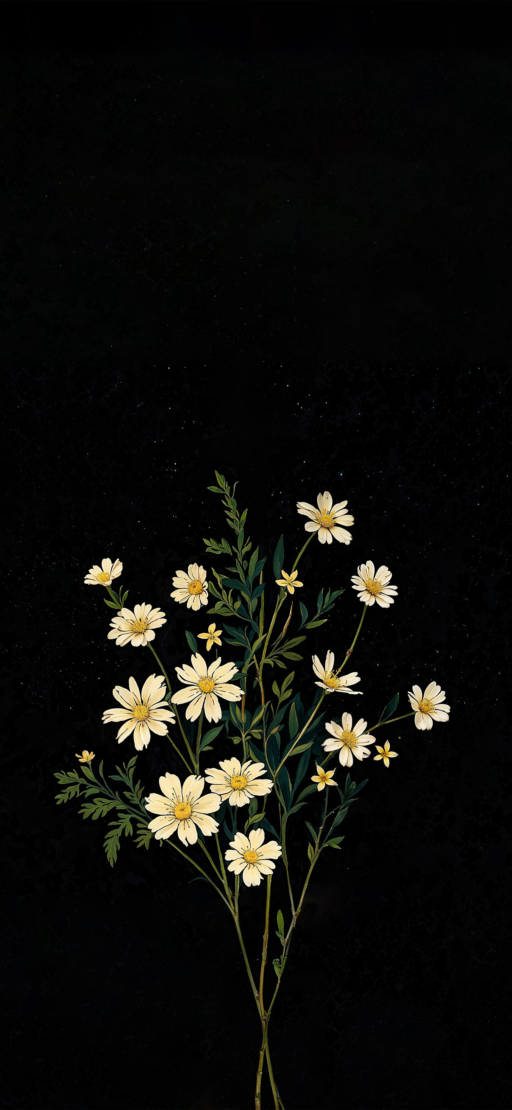 1720x3728 Minimal spring flower wallpaper for iPhone