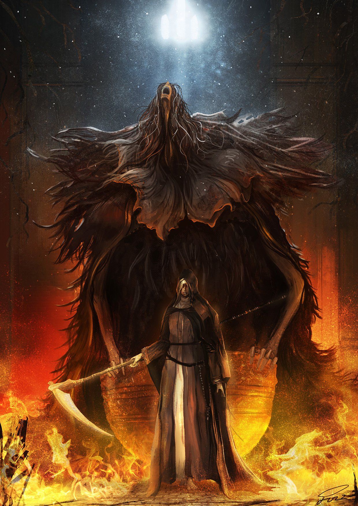 1240x1754 Download Video Game Dark Souls III Art
