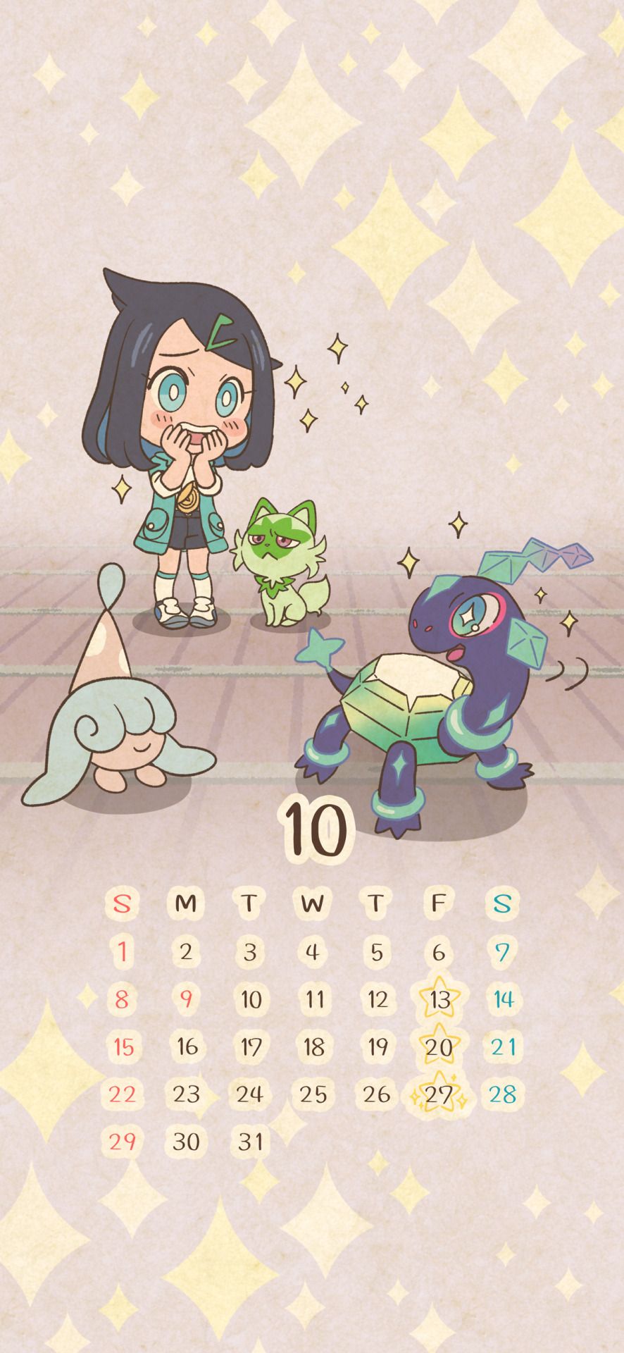 886x1920 New calendar confirms three eps this month and, it seems Oct 27th is marked as special, which I BELIEVE indicates either the end
