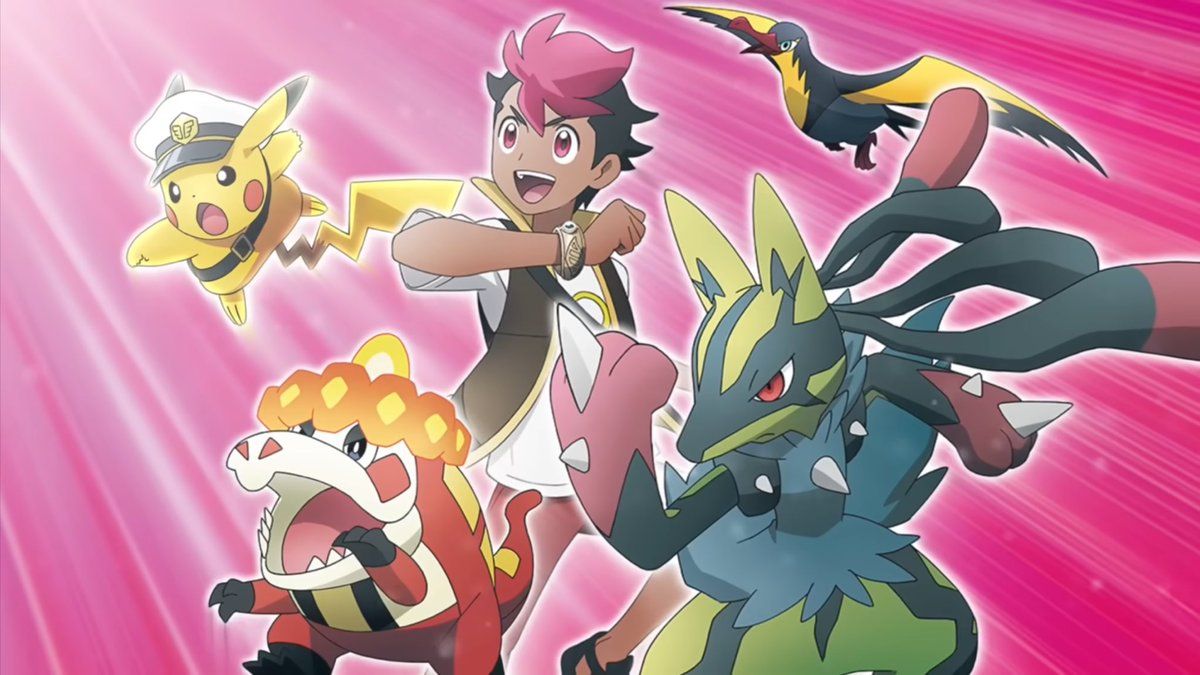 1200x675 Clean new frames of Liko, Roy and the Rising Volt Tacklers in the Pokémon Horizons: Rising Again Blueberry Academy arc without text. Wallpaper worthy #Anipoke