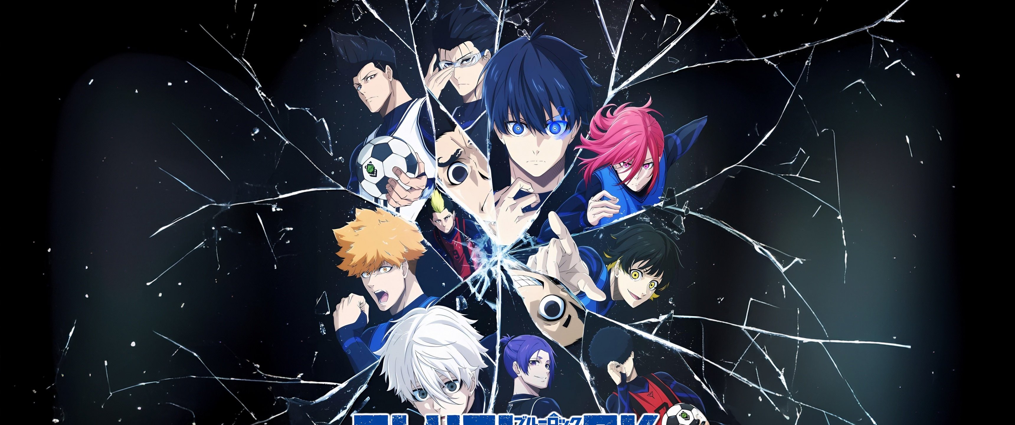 3440x1440 Blue Lock Wallpaper 4K, Key Art, Anime series, 5K