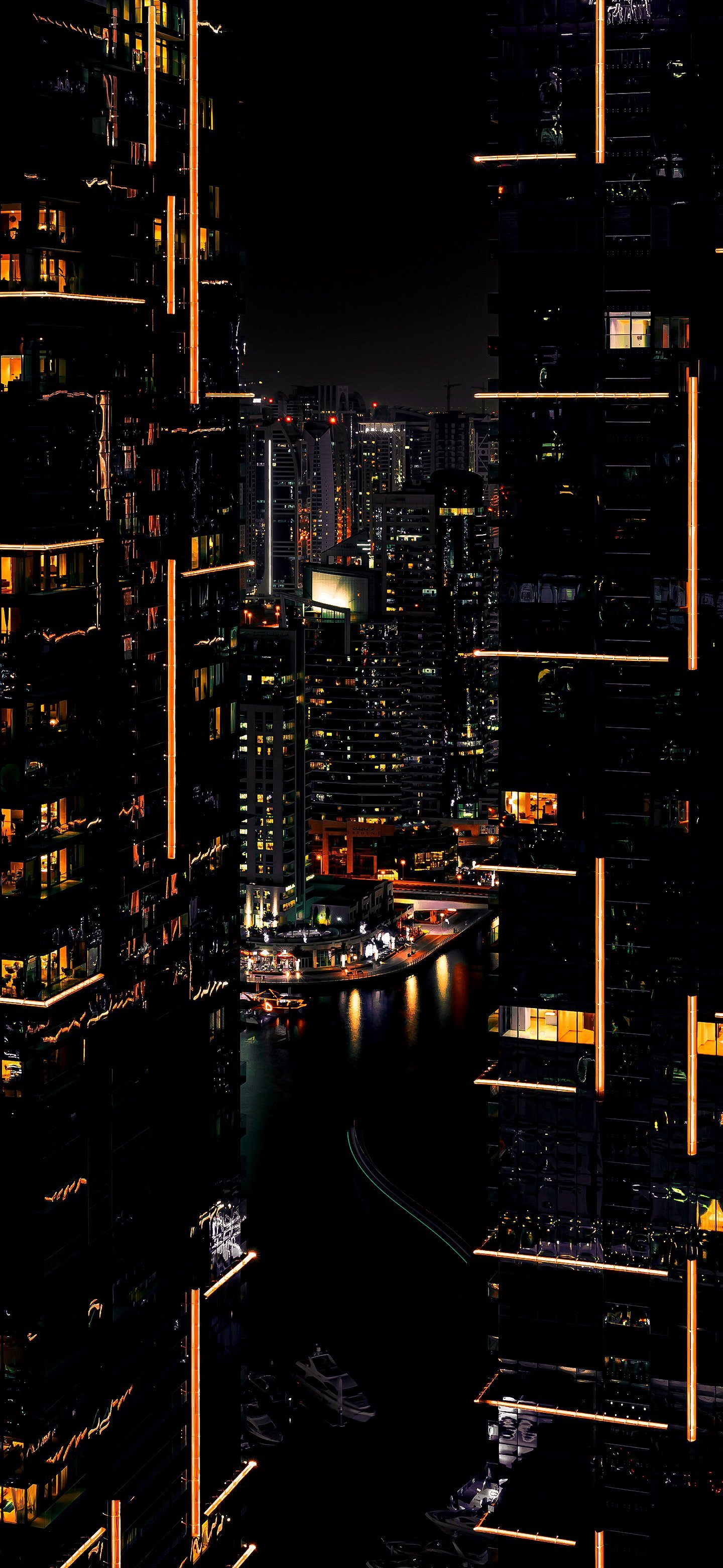 1440x3120 Wallpaper Soundcloud, Art, Spotify, Building, Skyscraper, Background Free Image