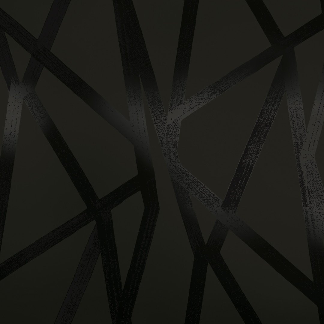 1080x1080 Black Peel and stick Wallpaper at
