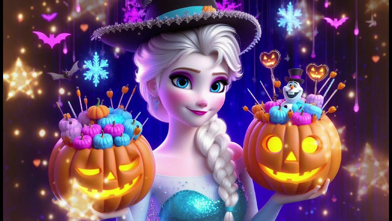 1280x720 Elsa's Frosty Halloween Adventure: Magical Songs & Fun for Kids!