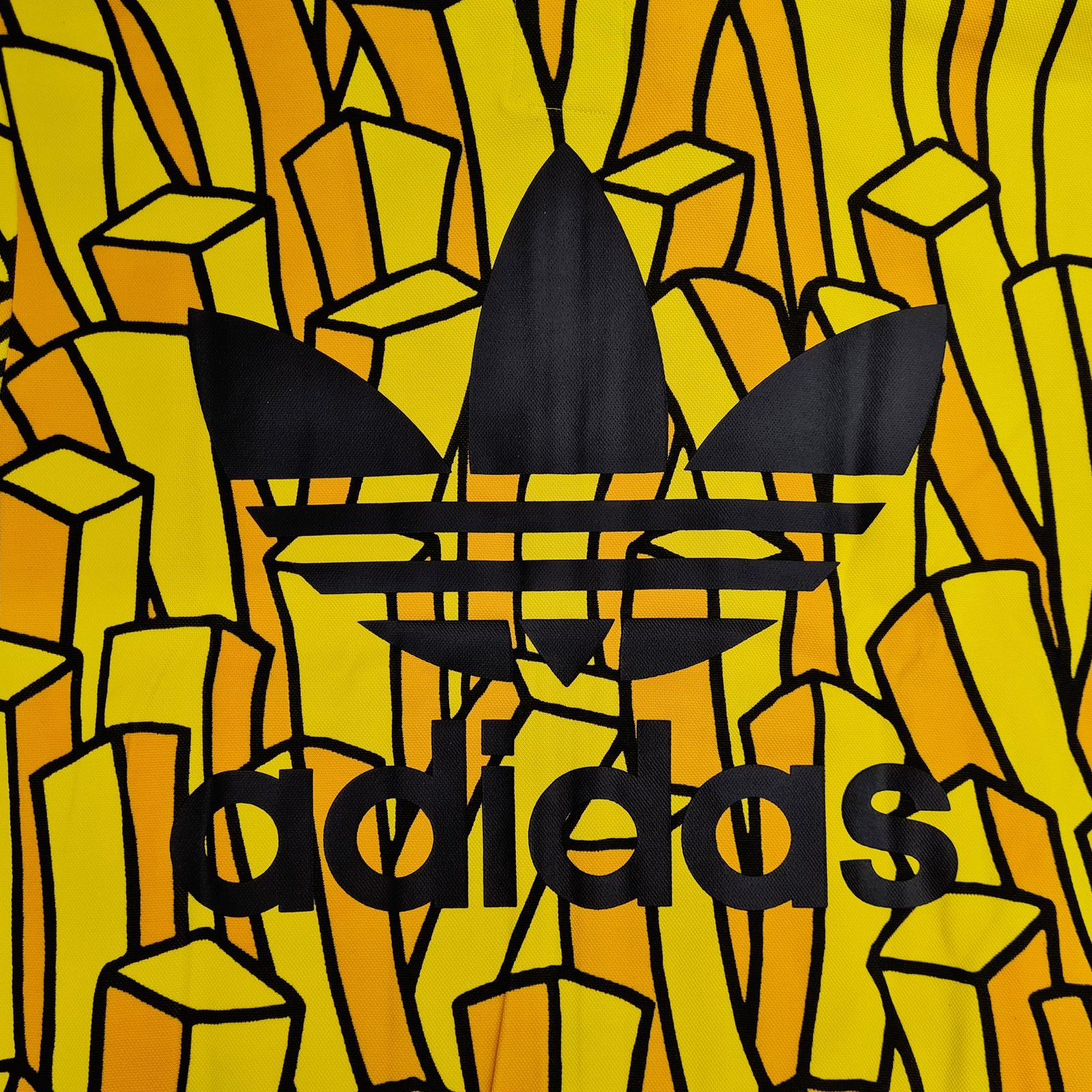 1600x1600 Adidas X Jeremy Scott Js French Fry TT Track Top Jacket French Fries Rare New