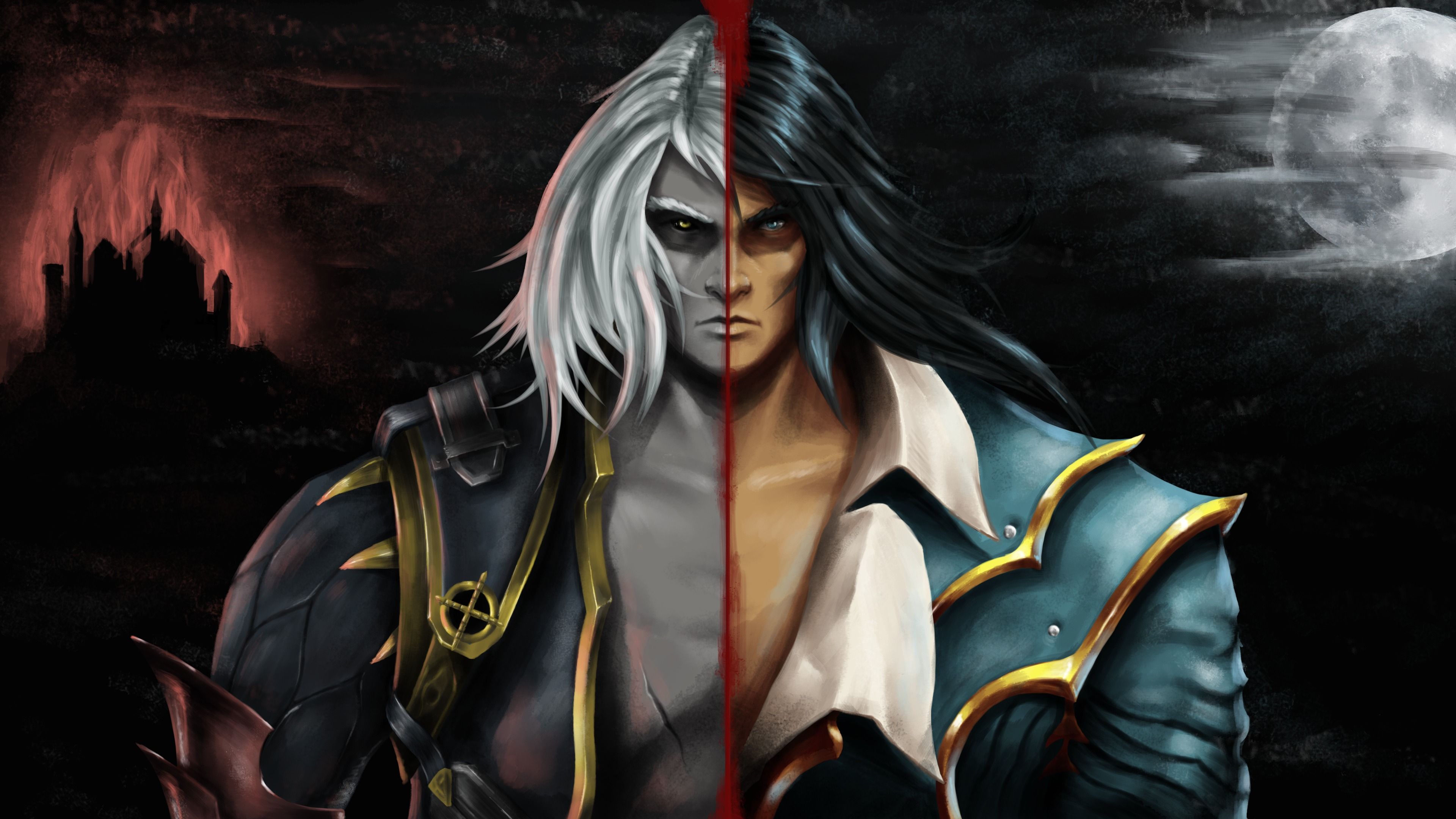 3840x2160 Wallpaper vampire, Alucard, Konami, Kojima Productions, Dracula, MercurySteam Entertainment, Gabriel Belmont, Gabriel Belmont for mobile and desktop, section игры, resolution 3840x2160