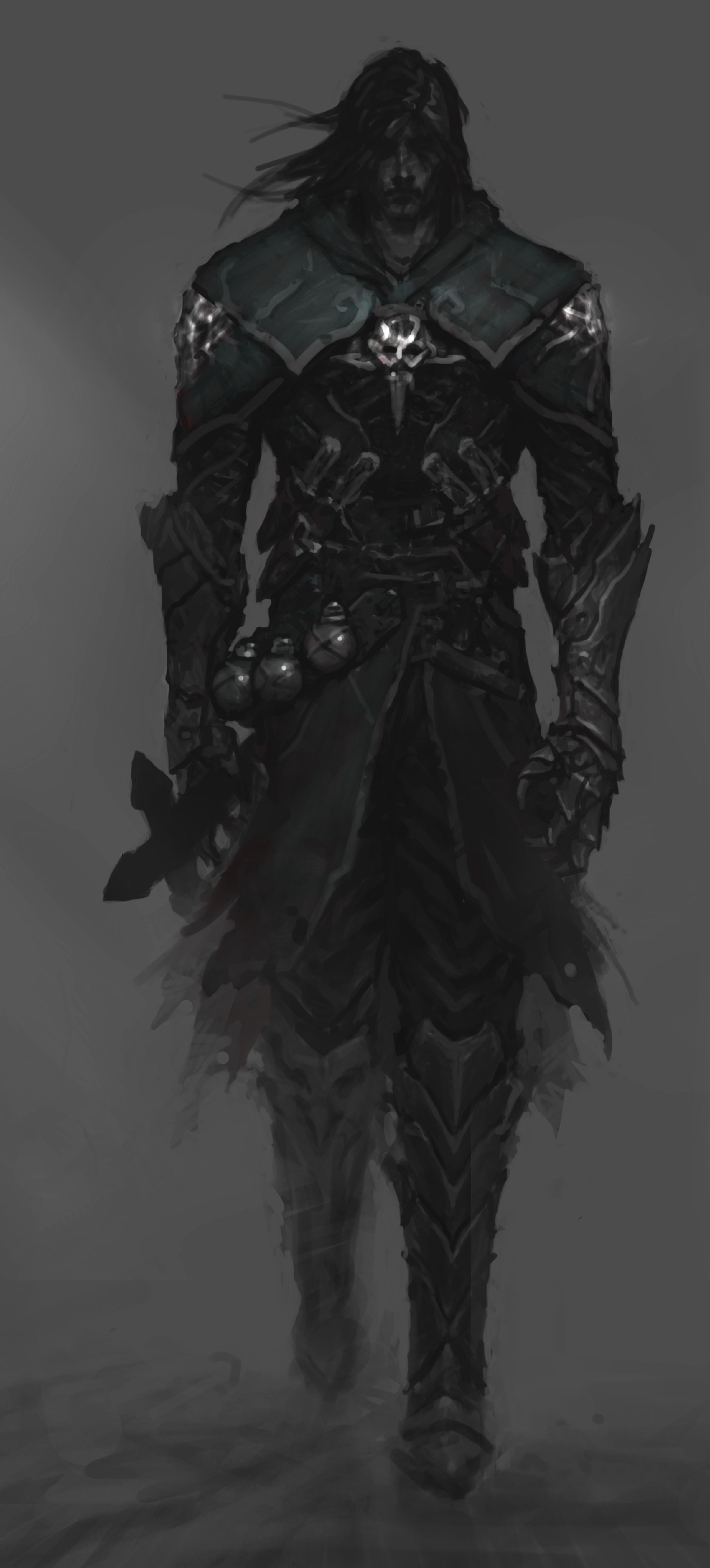 2409x5315 Gabriel Belmont from the Castlevania Series