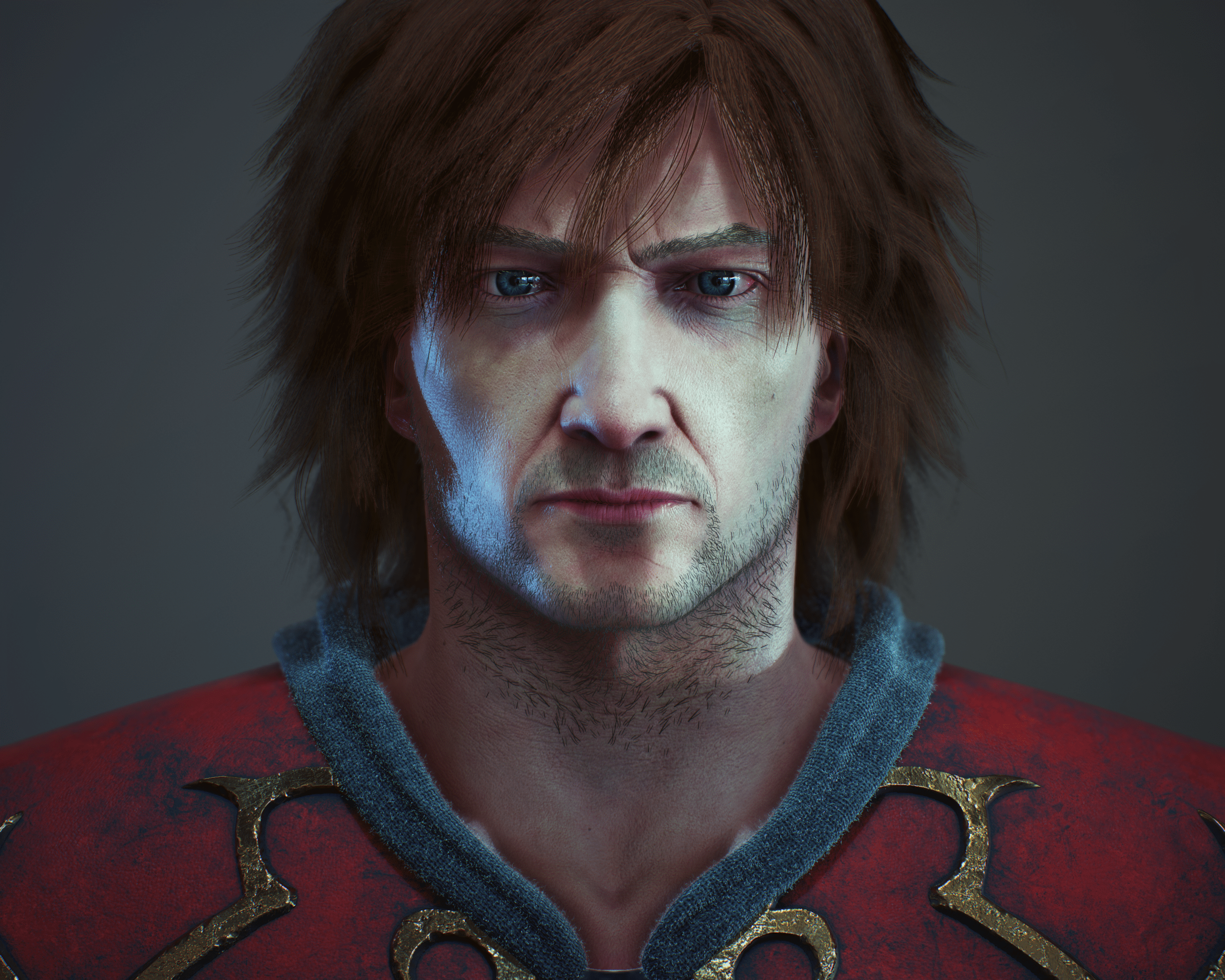 2560x2048 Gabriel Belmont Bust Fanart