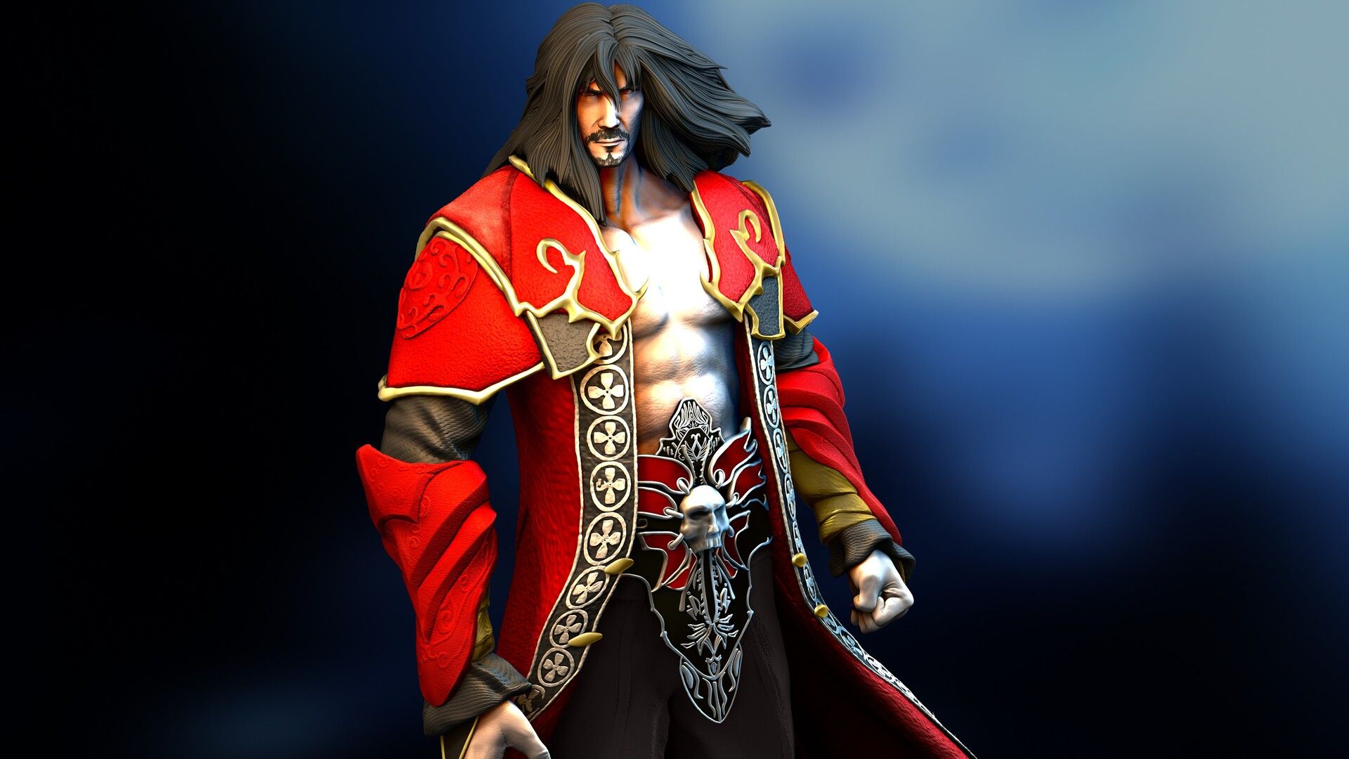 1920x1080 Castlevaniaácula (Gabriel Belmont) from Lords of shadow 2 FanArt 3D Print