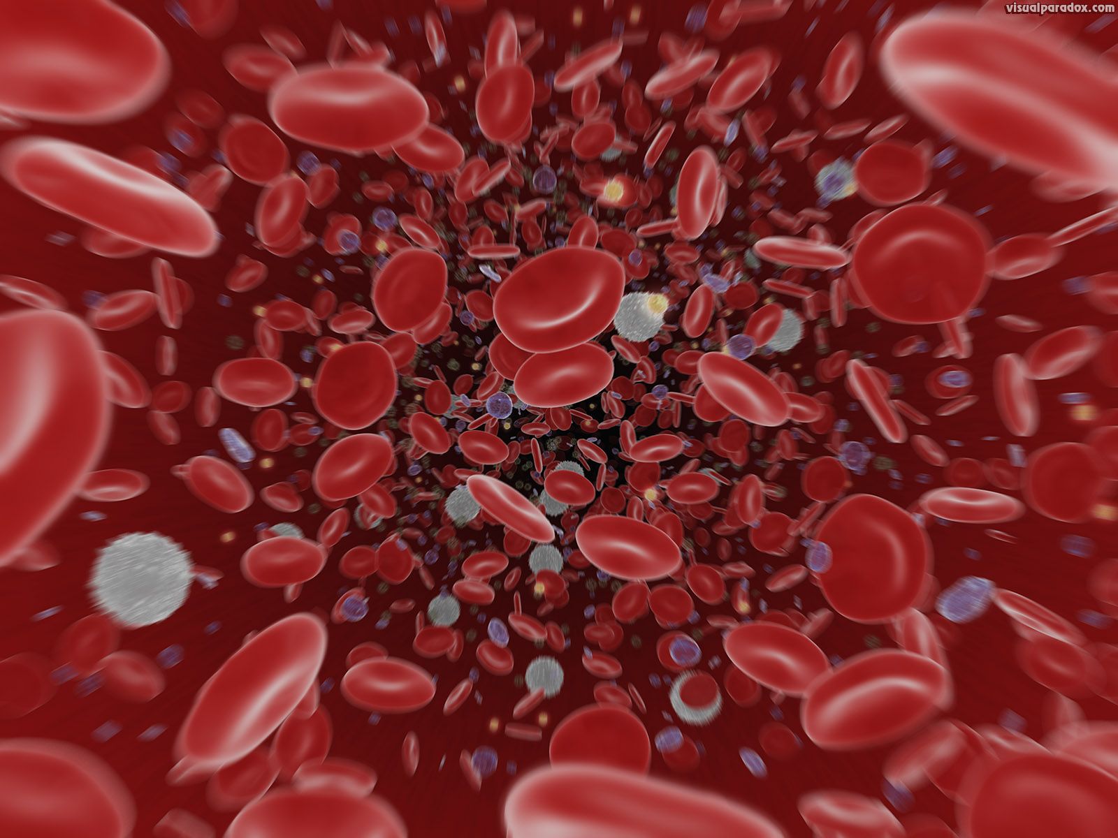 1600x1200 Free 3D Wallpaper 'Bloodstream' 1600x1200