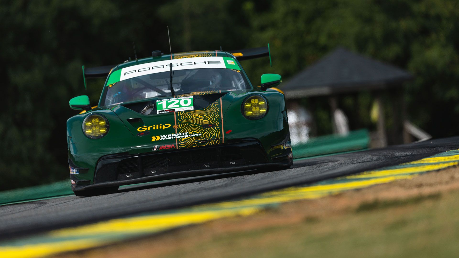 1920x1080 AO Racing's strategy nets fifth, top Porsche at IMSA round