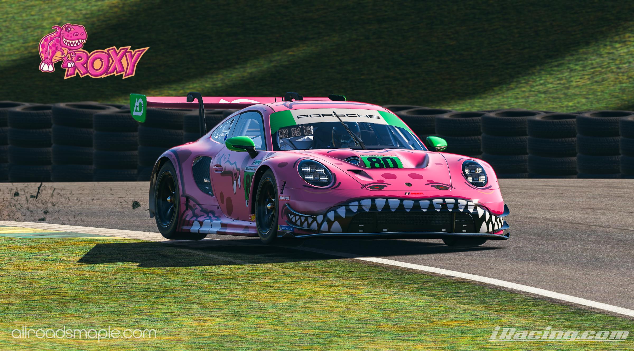 2400x1329 AO Racing 992 GT3 Rawr Roxy with Sponsors
