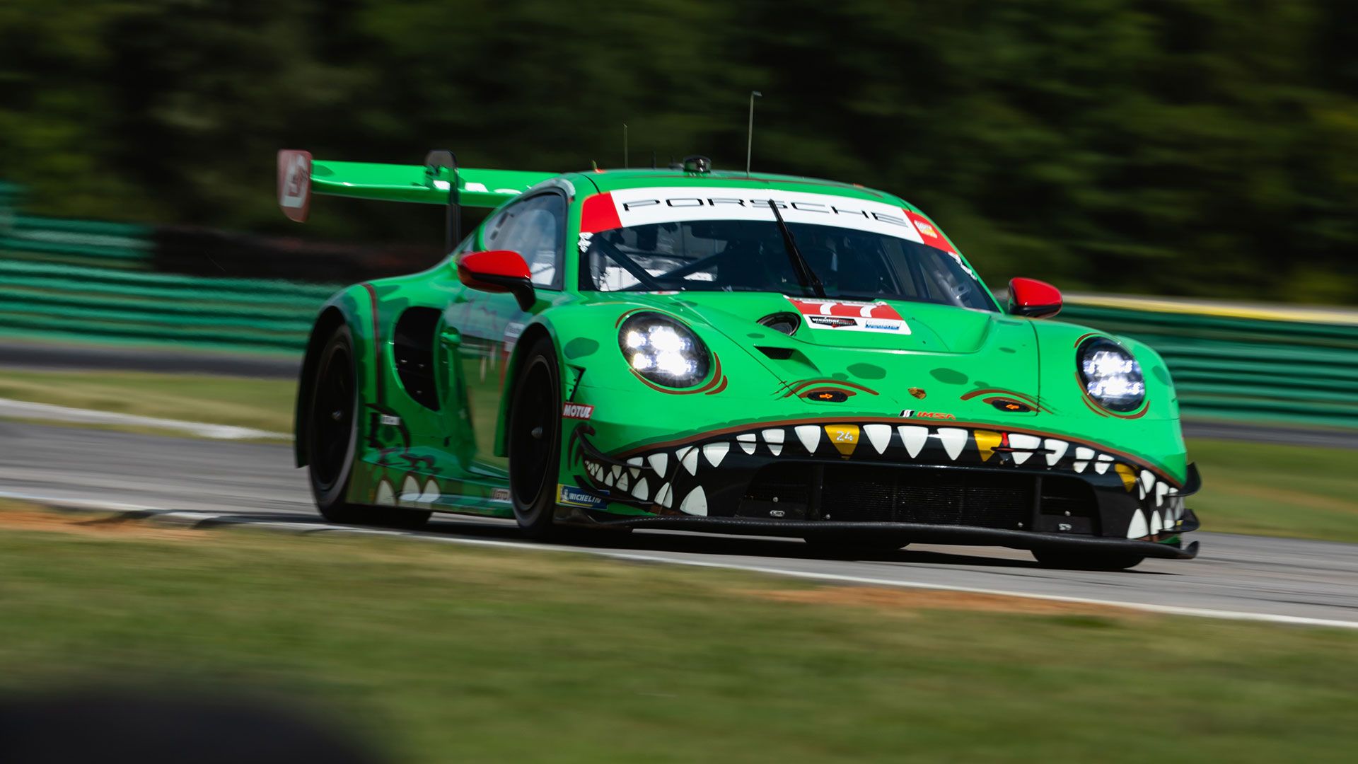 1920x1080 AO Racing's strategy nets fifth, top Porsche at IMSA round
