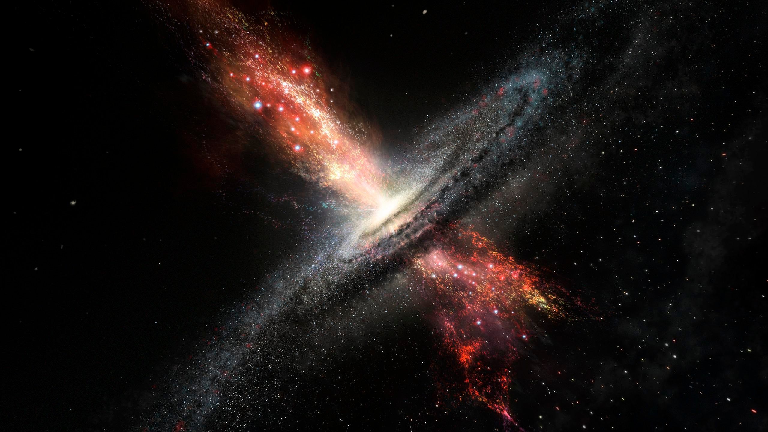 2560x1440 4k Oled Space Wallpaper