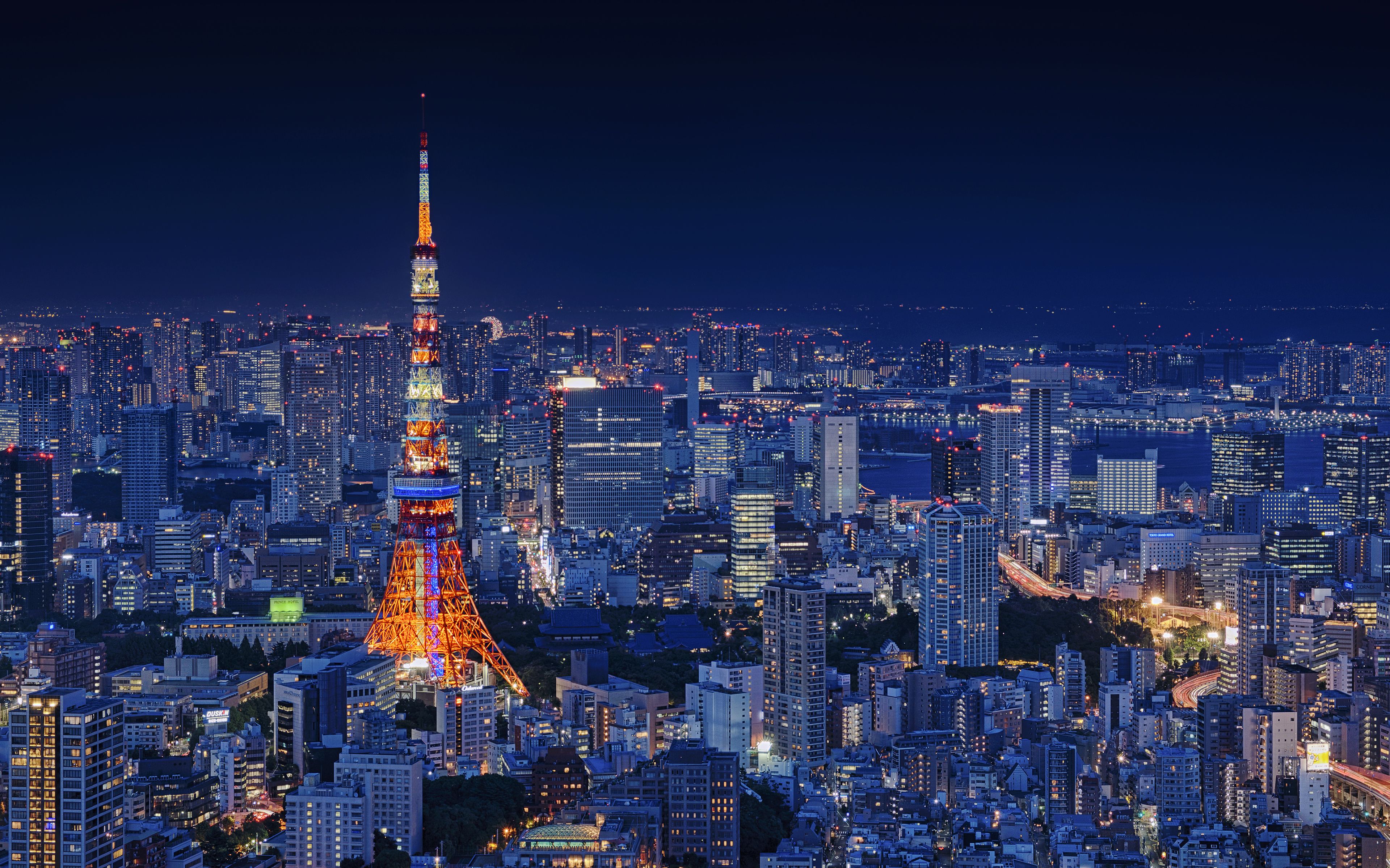 3840x2400 Tokyo Tower Wallpaper 4K, Japan, Metal structure, Cityscape