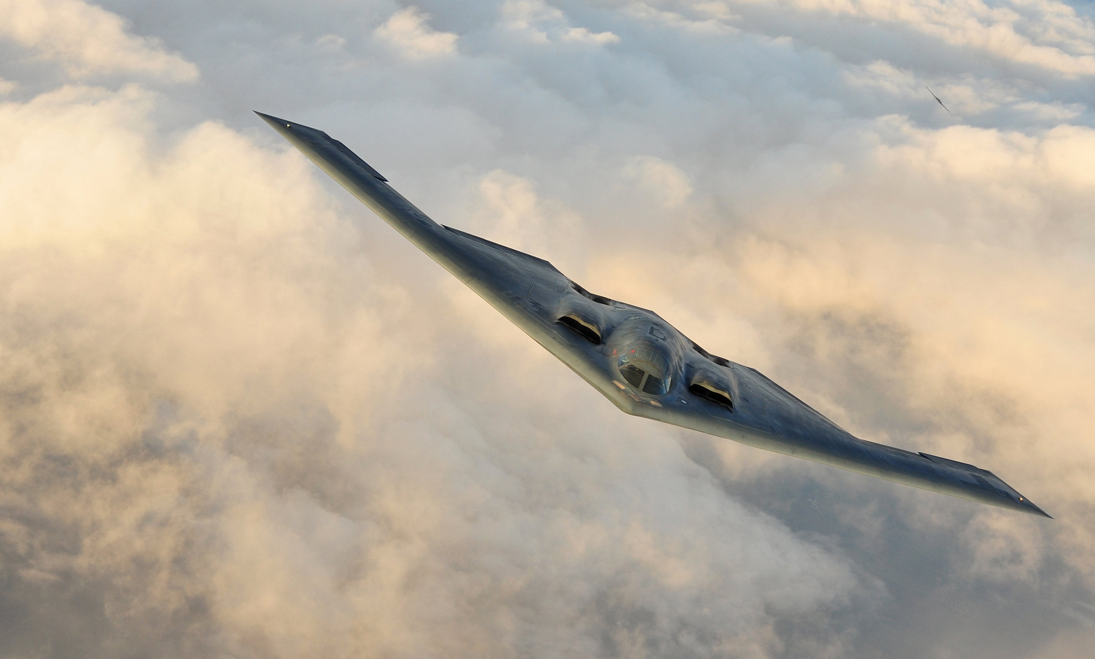 3502x2110 U.S. Air Force B 2 Spirit Stealth Bombers Over Kansas, USA [3502 X 2110]