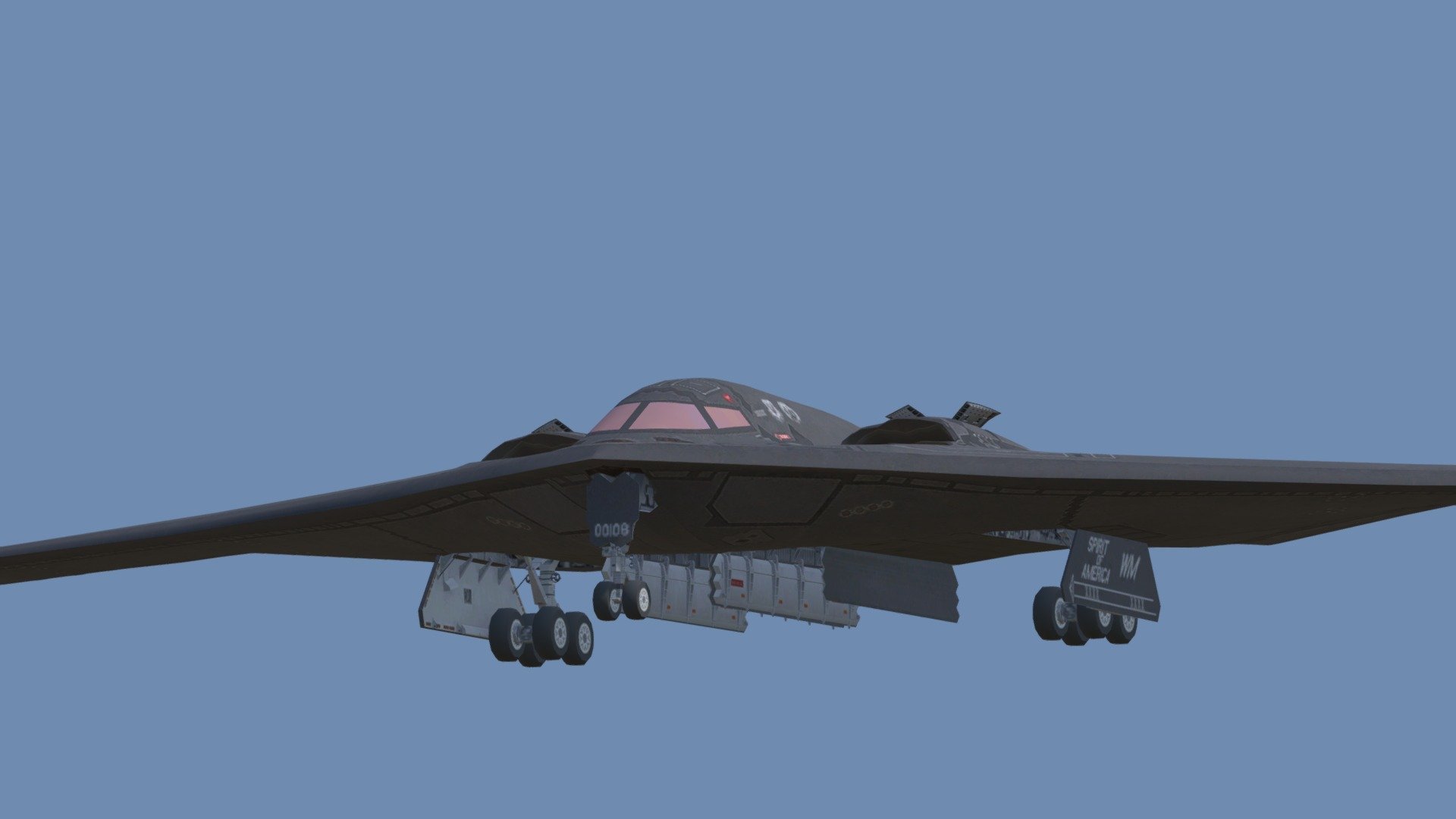 1920x1080 Northrop B 2 Spirit Free 3D Model By Rhine_Lab_Muelsyse [cb78a3b]