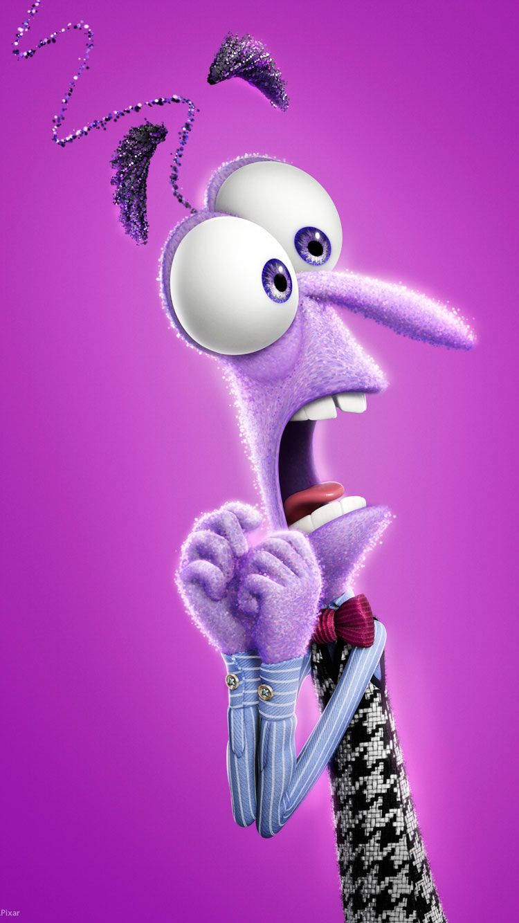 750x1334 Download Sorry Not Sorry! Fear from Disney's Inside Out Wallpaper