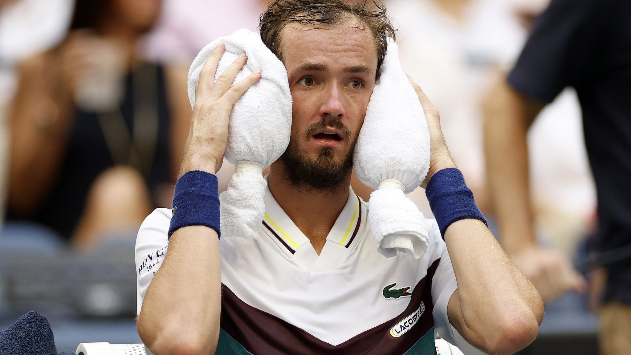 2048x1152 US Open 2023 results: Daniil Medvedev overcomes heat to beat Andrey Rublev, Carlos Alcaraz wins