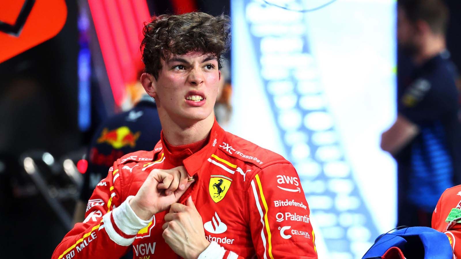 1600x900 Oliver Bearman reveals 'very clear' Fred Vasseur advice before Ferrari debut