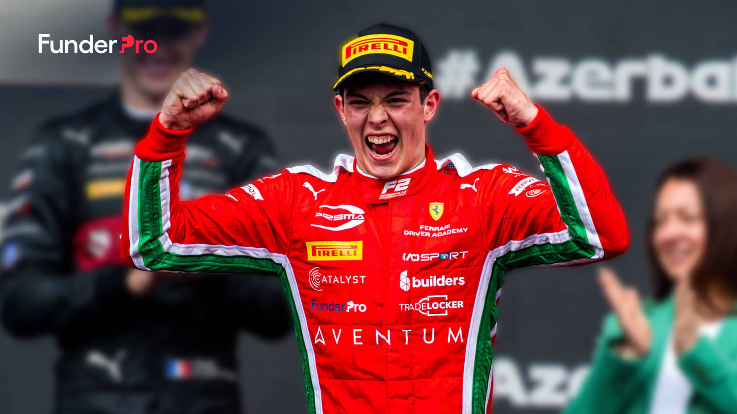 2560x1440 FunderPro Celebrates Oliver Bearman's Formula 1 Debut