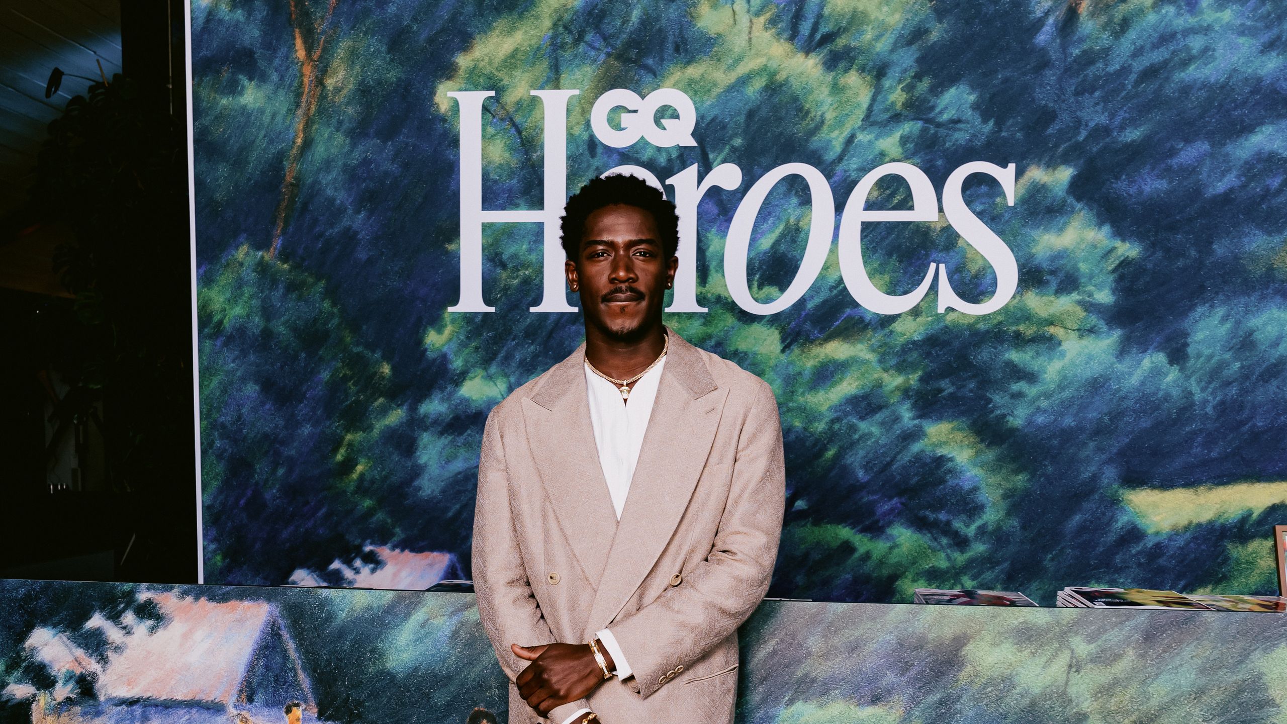 2560x1440 F1's Damson Idris on Brad Pitt's one piece of career advice: “Just don't crash, kid”