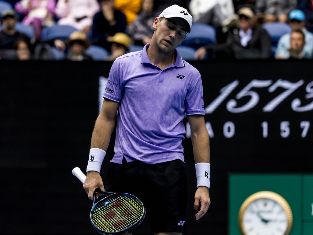 1024x768 Australian Open 2023: Casper Ruud latest seed to fall after loss to Jenson Brooksby