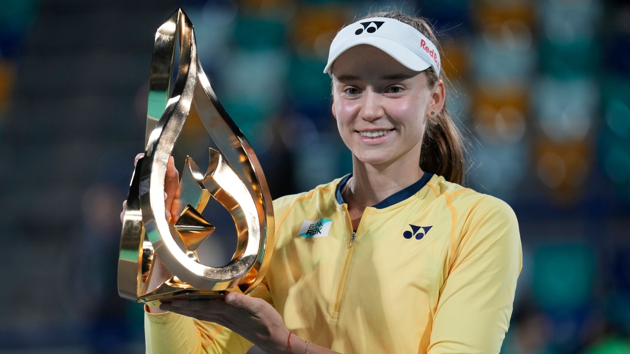 2048x1152 Mubadala Abu Dhabi Open: Elena Rybakina wins title with comfortable win against Daria Kasatkina