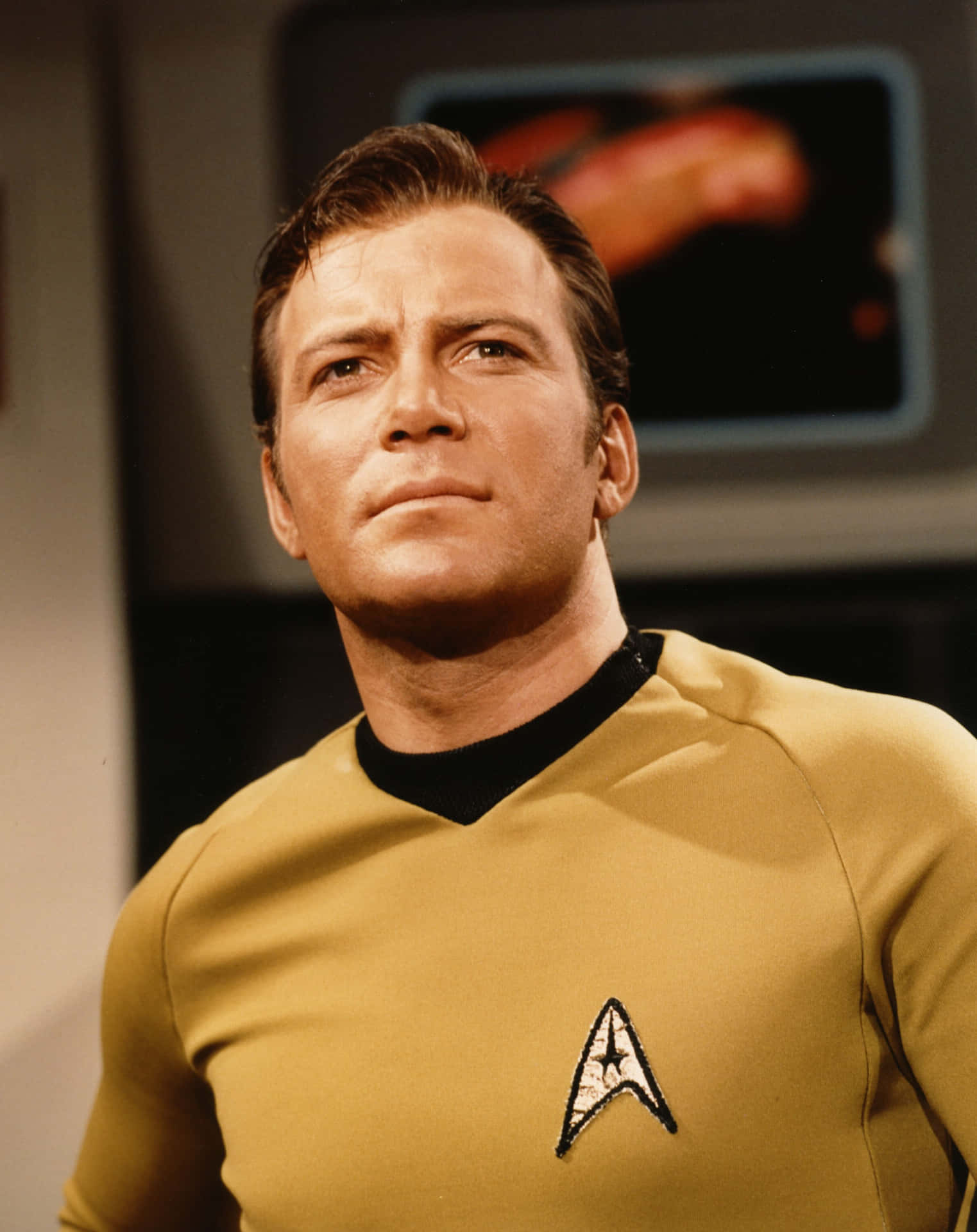 1523x1920 Download William Shatner Smiling at an Event Wallpaper