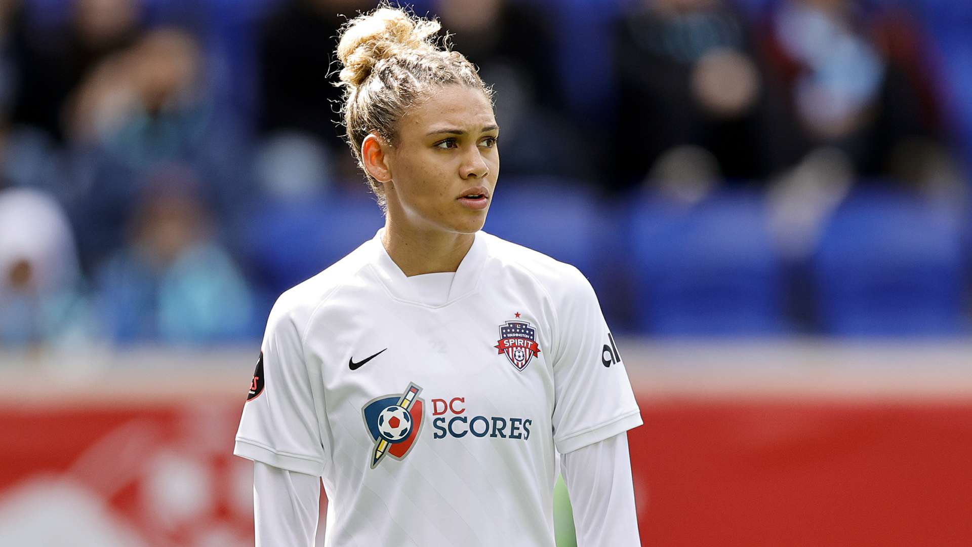 1920x1080 WATCH: USWNT star Trinity Rodman's fantastic solo run and finish in NWSL opener for Washington Spirit