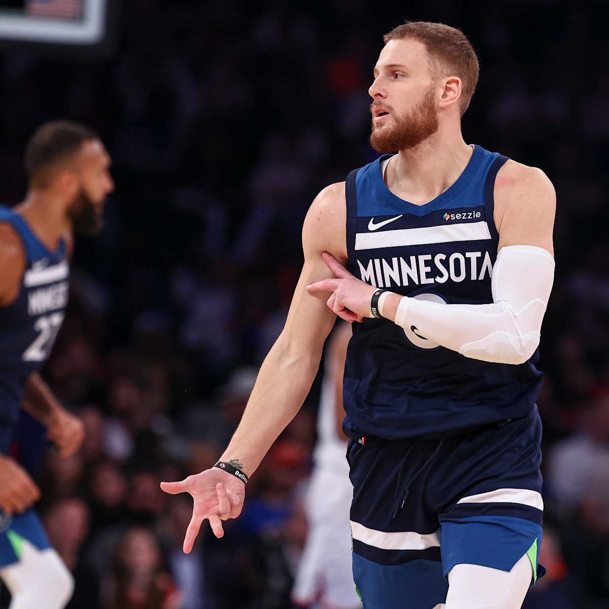 1200x1200 Donte DiVincenzo's trash talk during preseason game goes viral