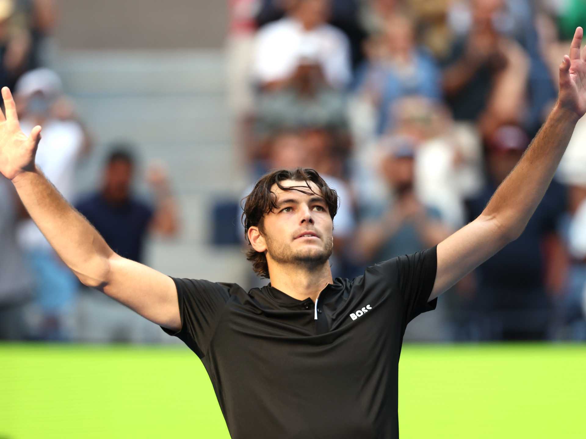 1920x1440 Taylor Fritz Equals 25 Year Record As He Achieves Career First At US Open In Front Of Girlfriend Morgan Riddle