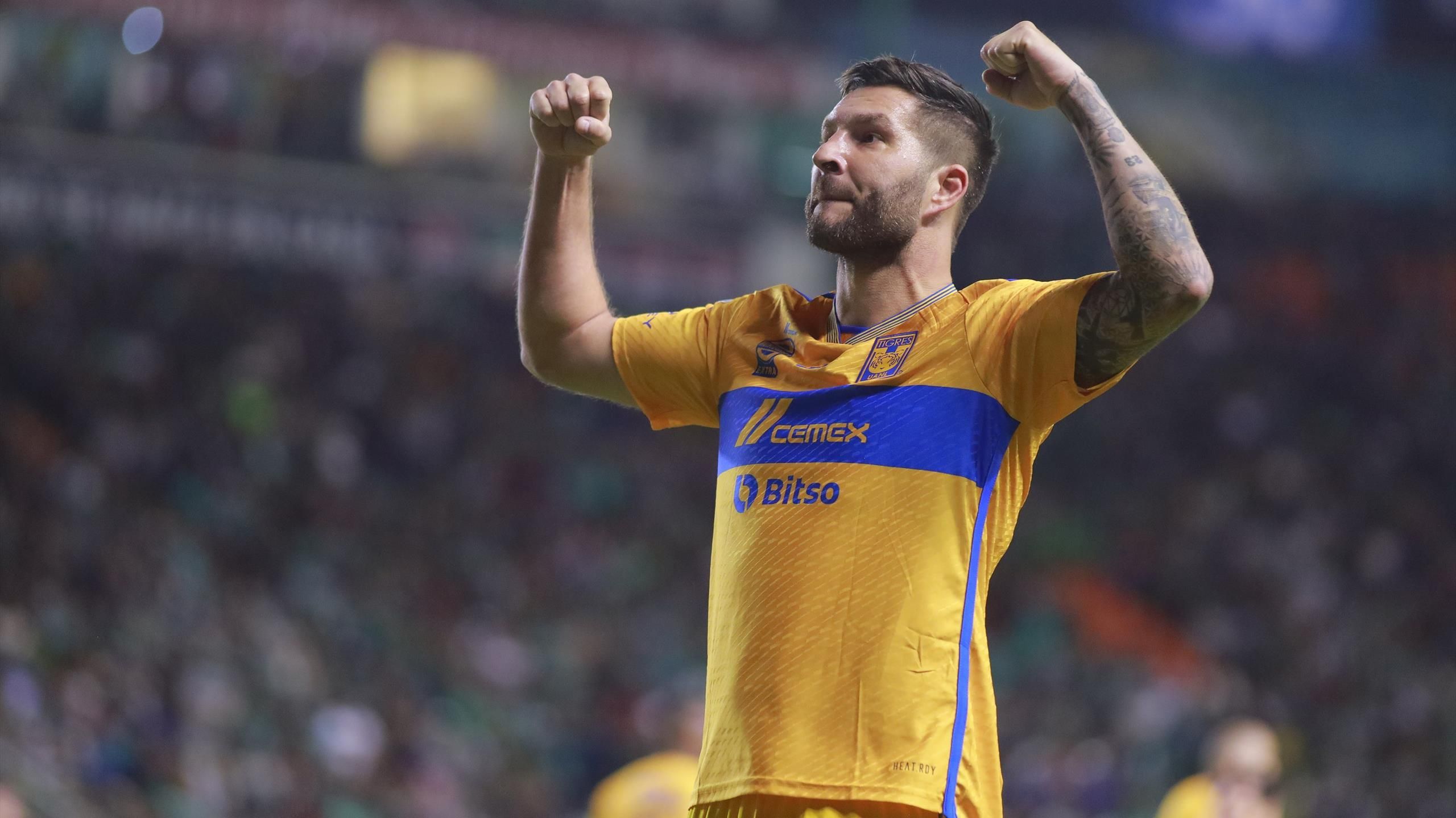 2560x1440 André-Pierre Gignac marque son 200e but avec les Tigres